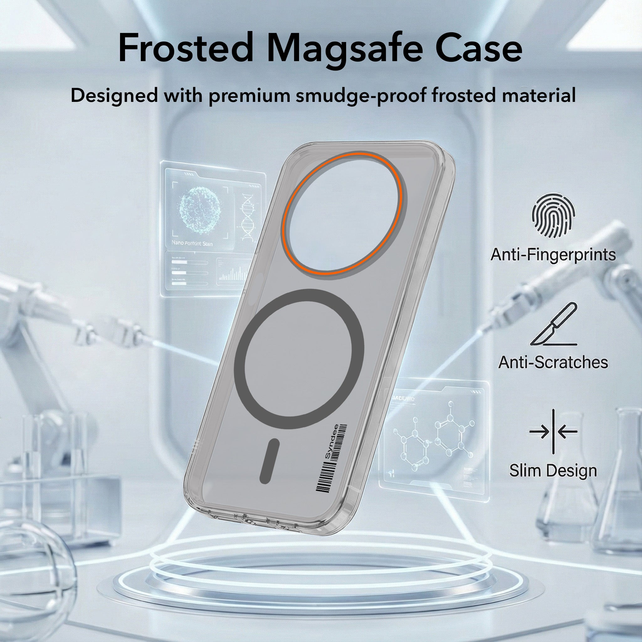 For Redmi A4 5G | Xiaomi Redmi 14C Back Cover Case (Soft Touch | Camera Bump Protection | MagSafe Compatible | Matte Finish)