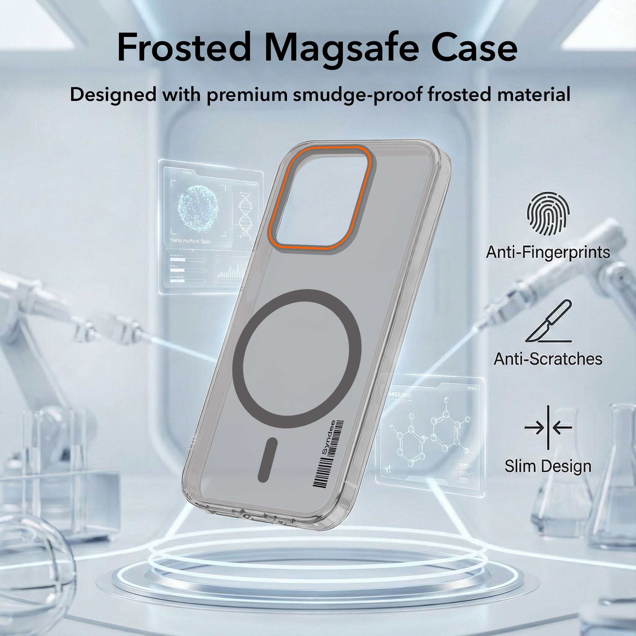 For Redmi 15C Back Cover Case (Soft Touch | Camera Bump Protection | MagSafe Compatible | Matte Finish)