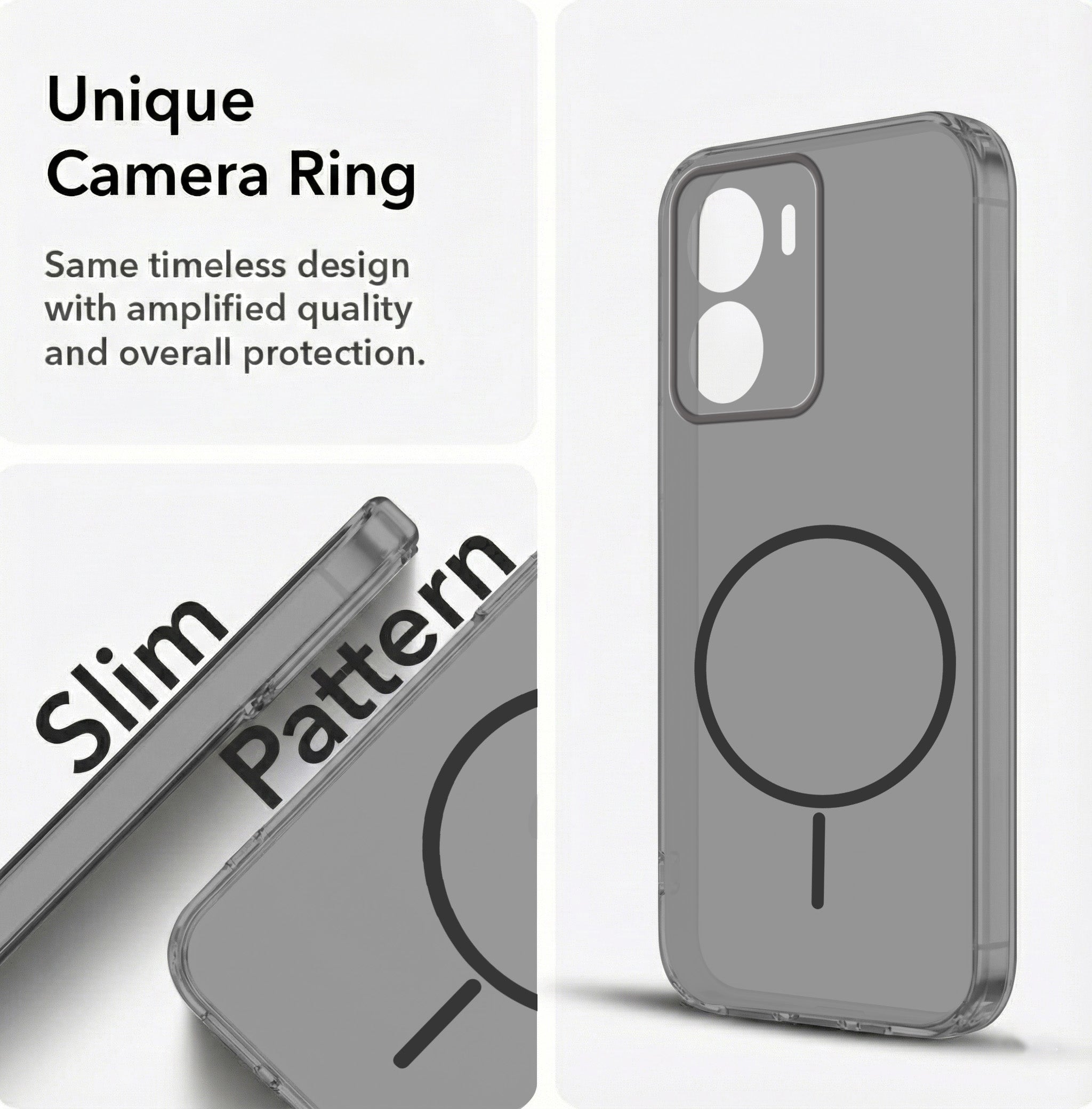For Vivo Y16 Back Cover Case Silicone (Slim Paper Thin | Camera Protection Bump | Minimalist Professional | Soft Flexible)