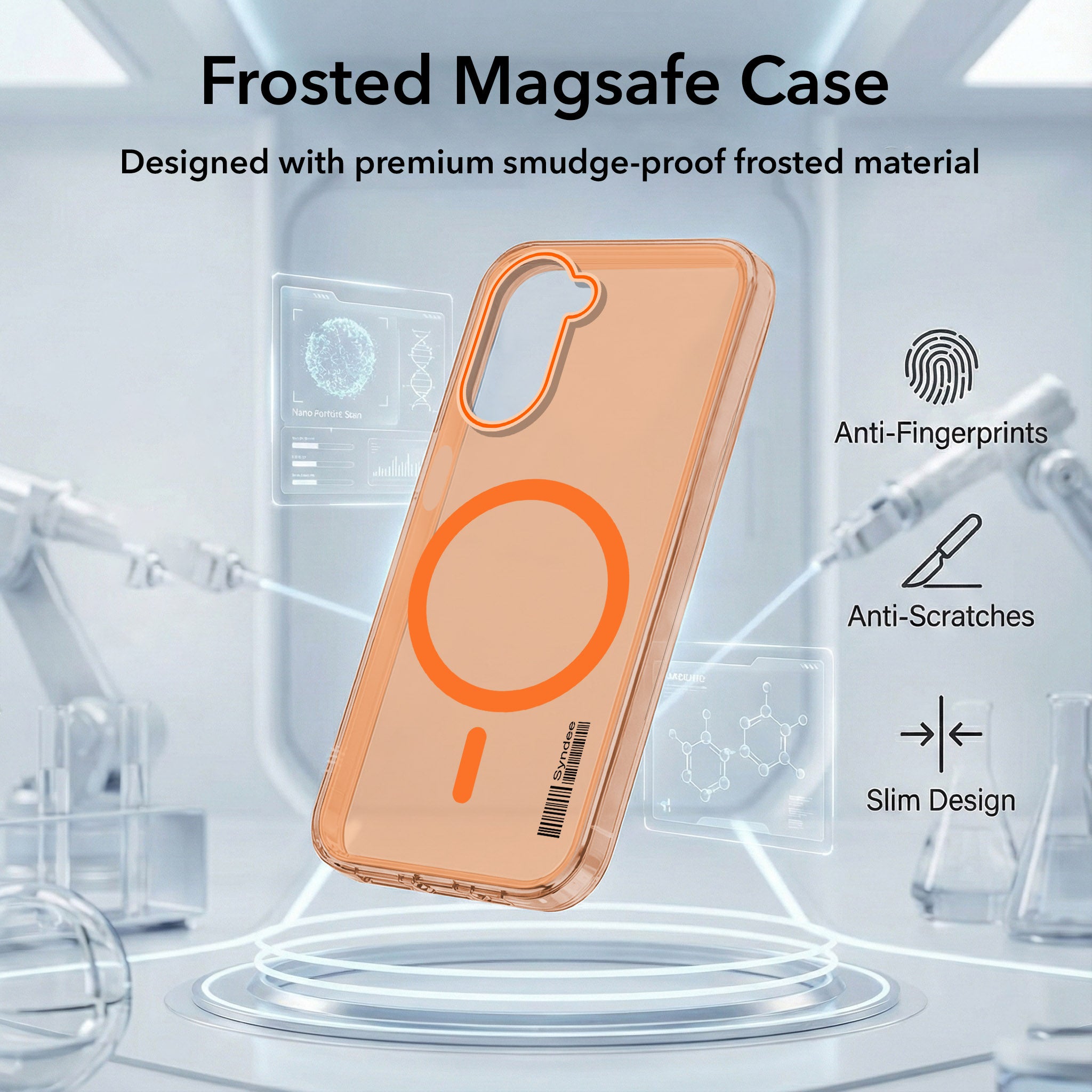 For Vivo Y18 | Y18e | Y03 | Y18i | Y18t Back Cover Case (Soft Touch | Camera Bump Protection | MagSafe Compatible | Matte Finish)