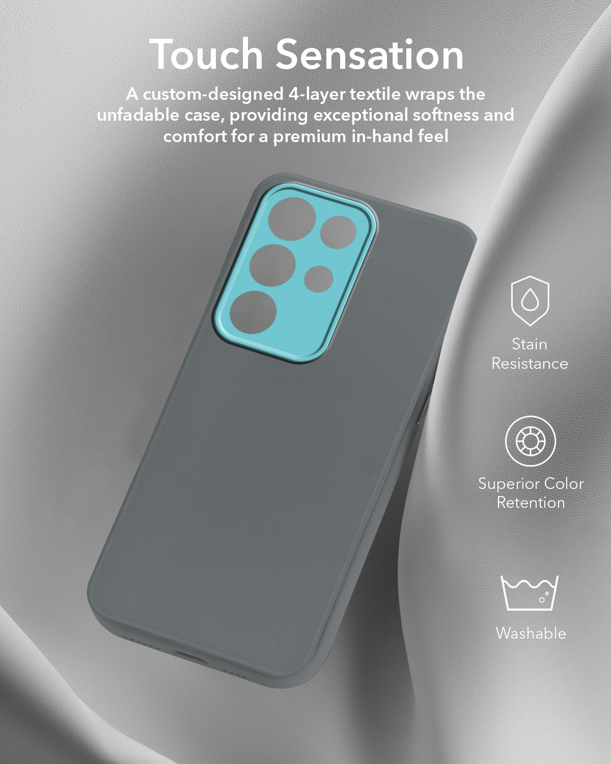 For Realme C85 5G | Realme Narzo 90x Back Cover Case Matte Silicone  (Dual Colour |Full Camera Protection | Sleek and Professional) "