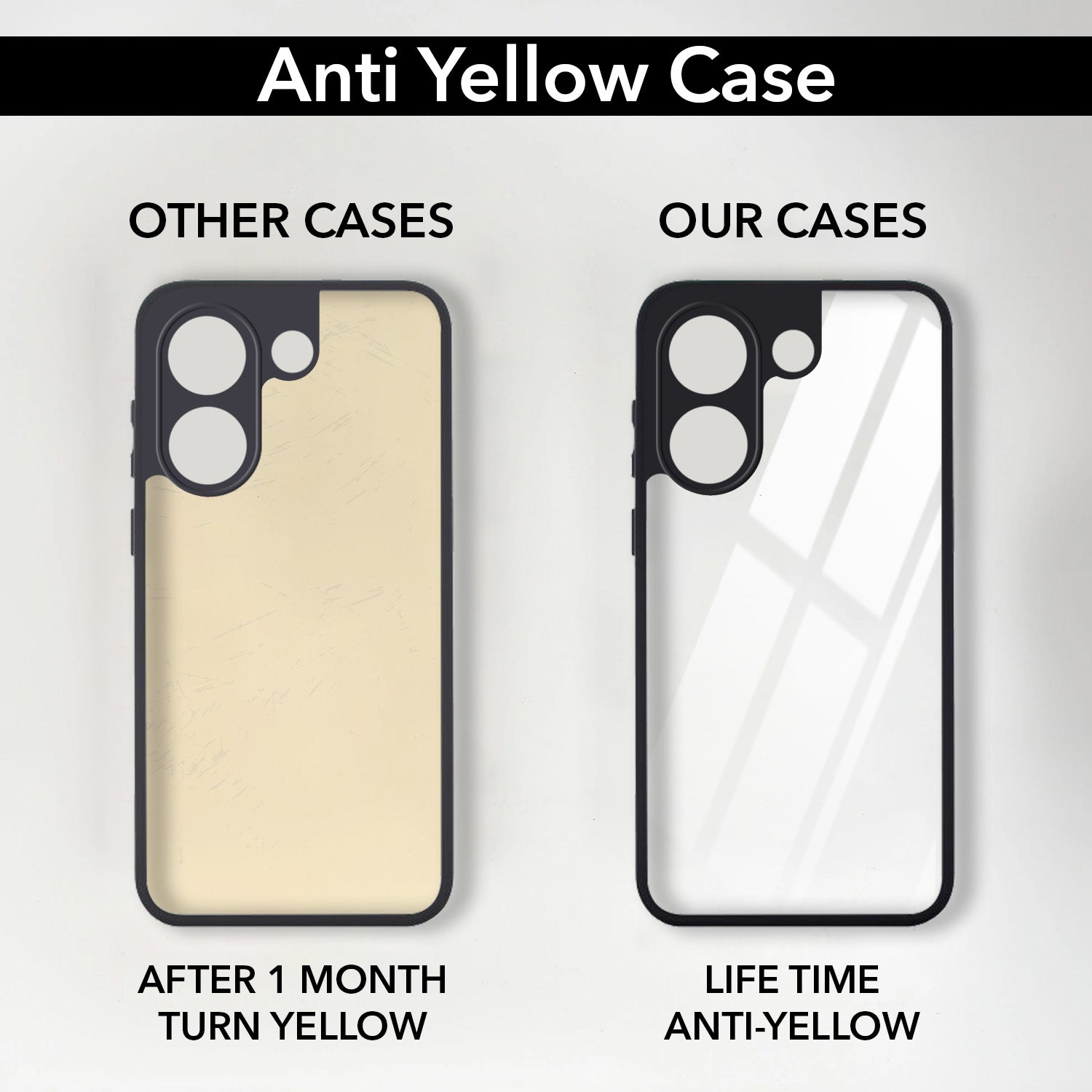 For Poco X8 Pro Back Cover Case Ultra-Hybrid (Lifetime Anti Yellow | Anti Scratch | Crystal Clear Shockproof)