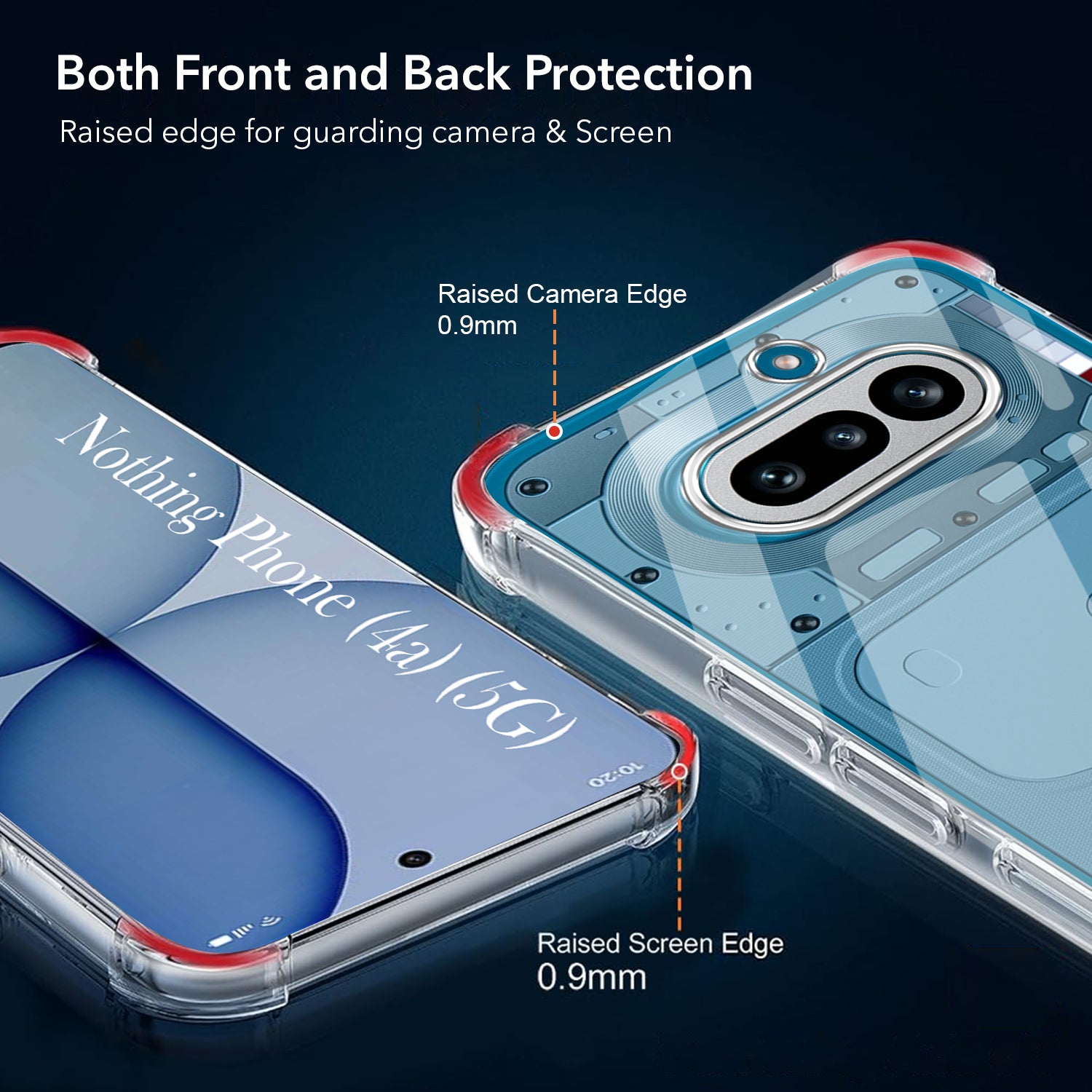 For Nothing Phone 4A 5G Back Cover Shockproof Crystal-Clear (Drop & Camera Protection | Hard Polycarbonate)