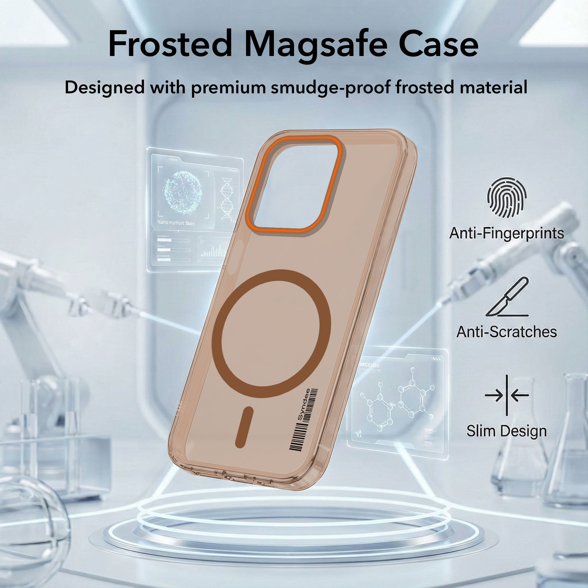 For Redmi 15C Back Cover Case (Soft Touch | Camera Bump Protection | MagSafe Compatible | Matte Finish)