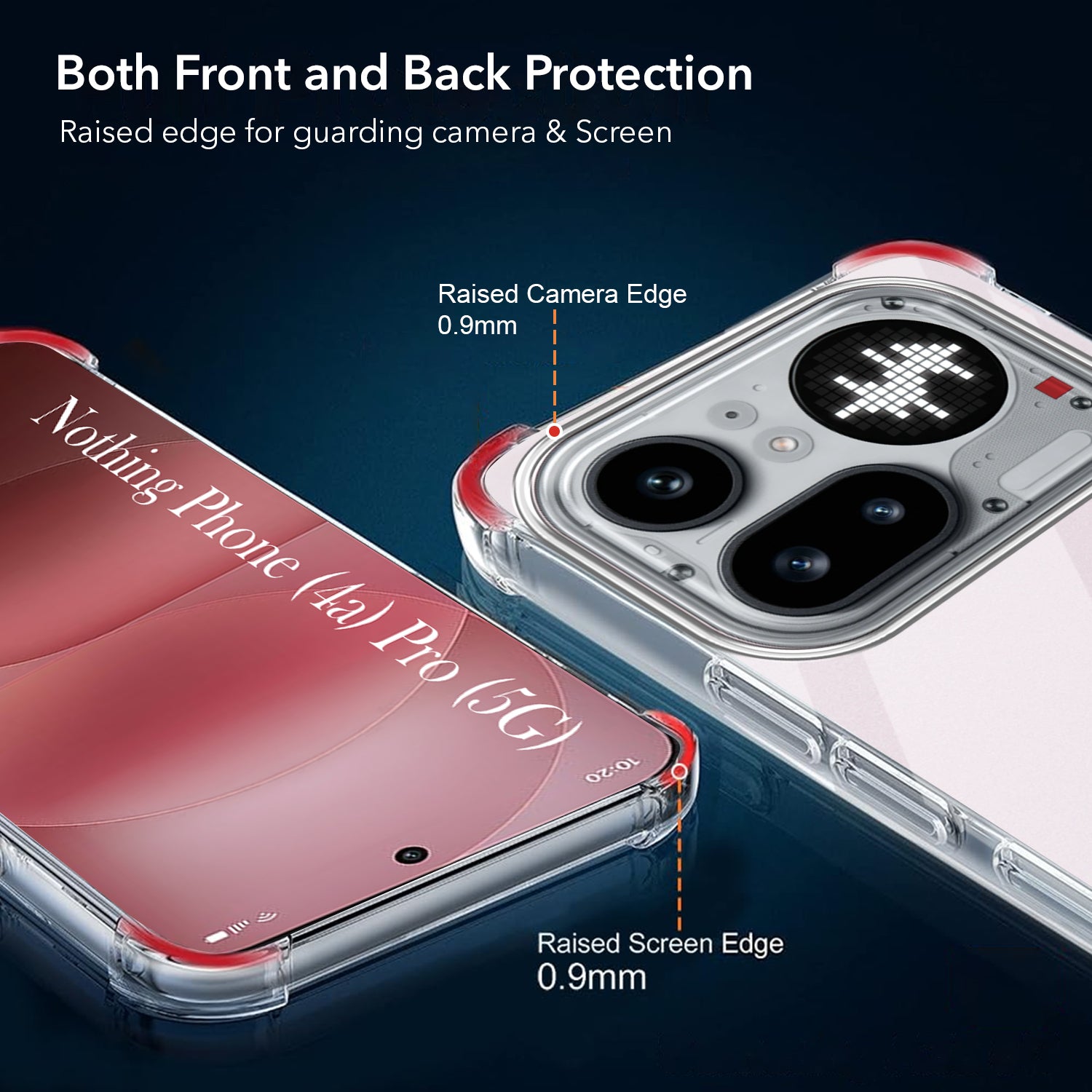For Nothing Phone 4A Pro 5G Back Cover Shockproof Crystal-Clear (Drop & Camera Protection | Hard Polycarbonate)