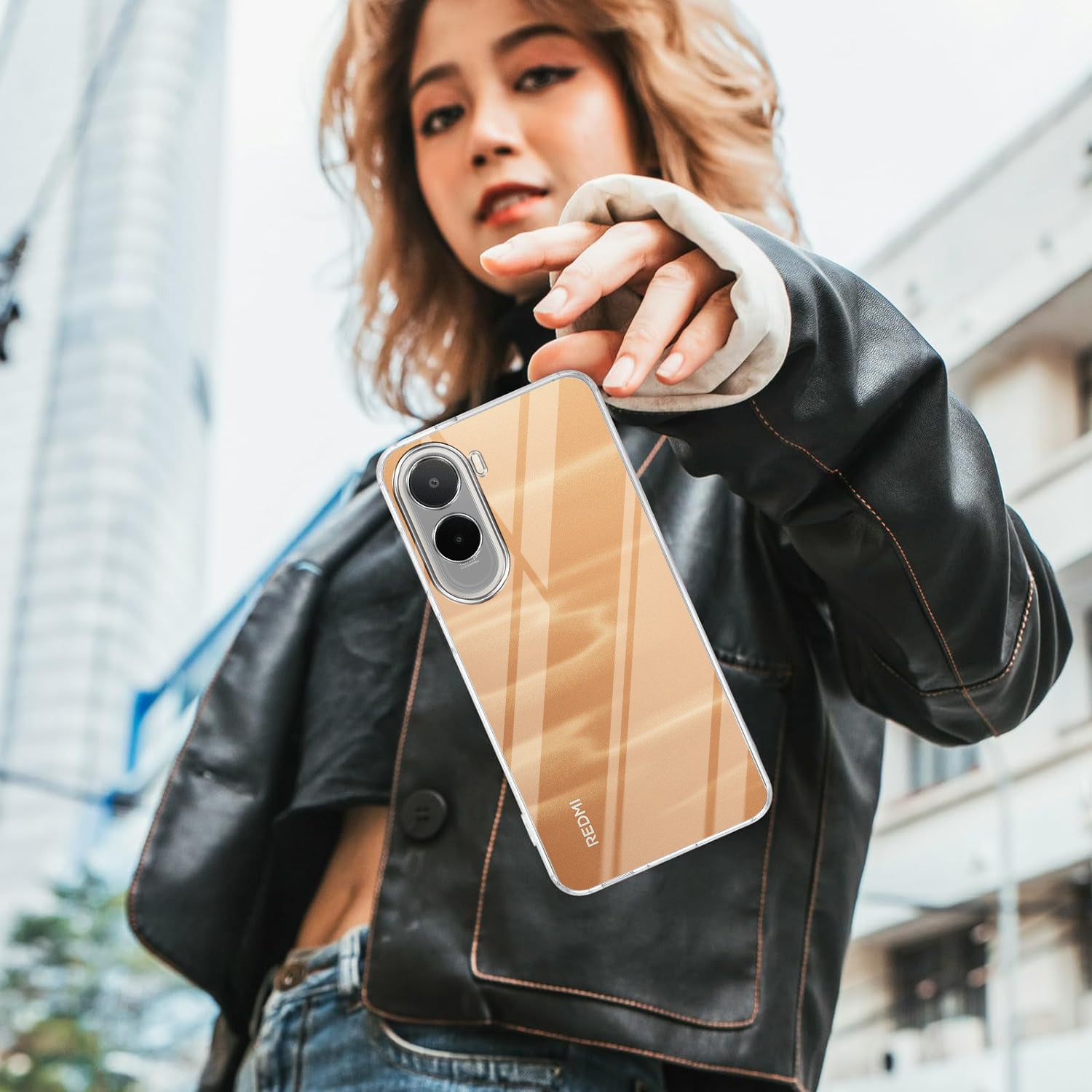 For Redmi A7 Pro 5G Back Cover Case Silicone (Clear Shockproof Case with Camera Protection | Soft and Flexible | Transparent)