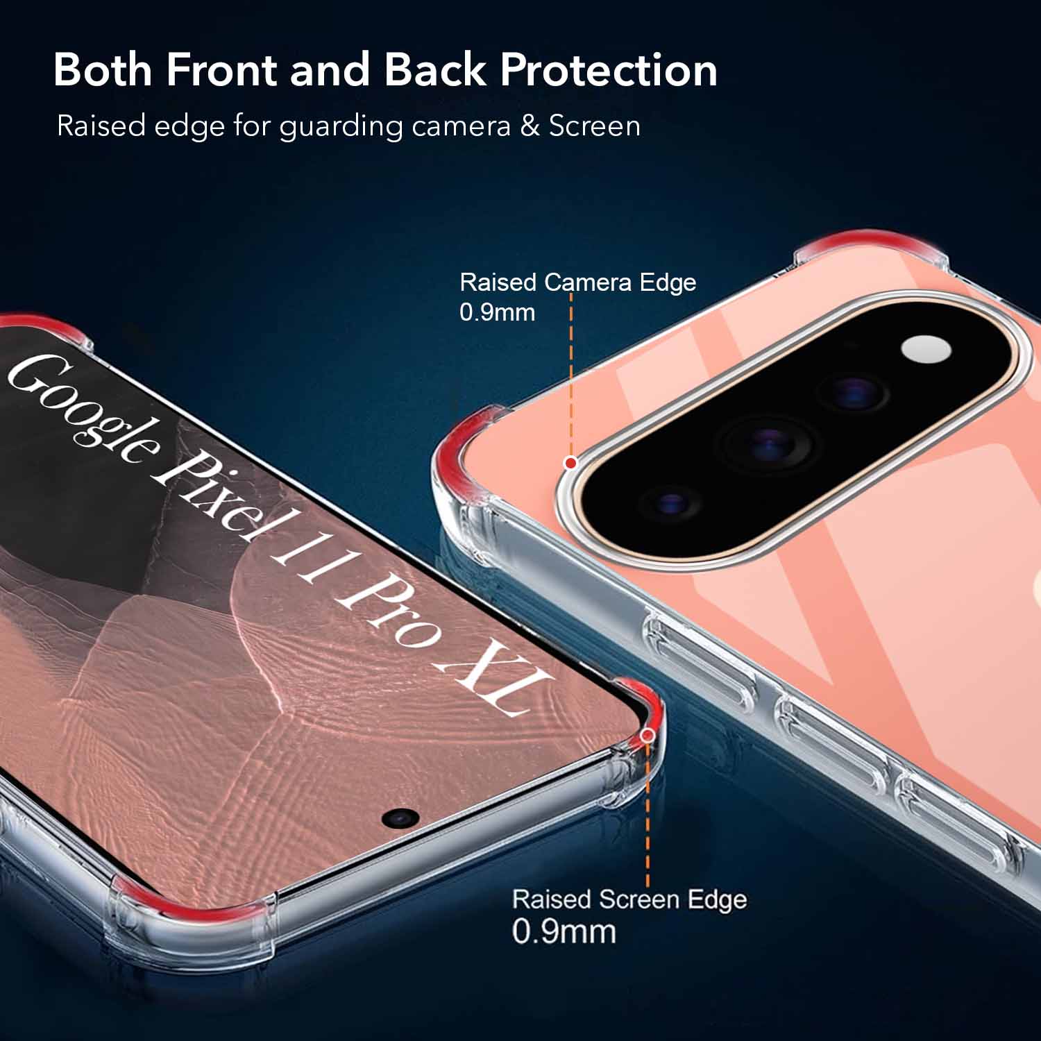 For Google Pixel 11 Pro XL Back Cover Shockproof Crystal-Clear (Drop & Camera Protection | Hard Polycarbonate) (Copy)