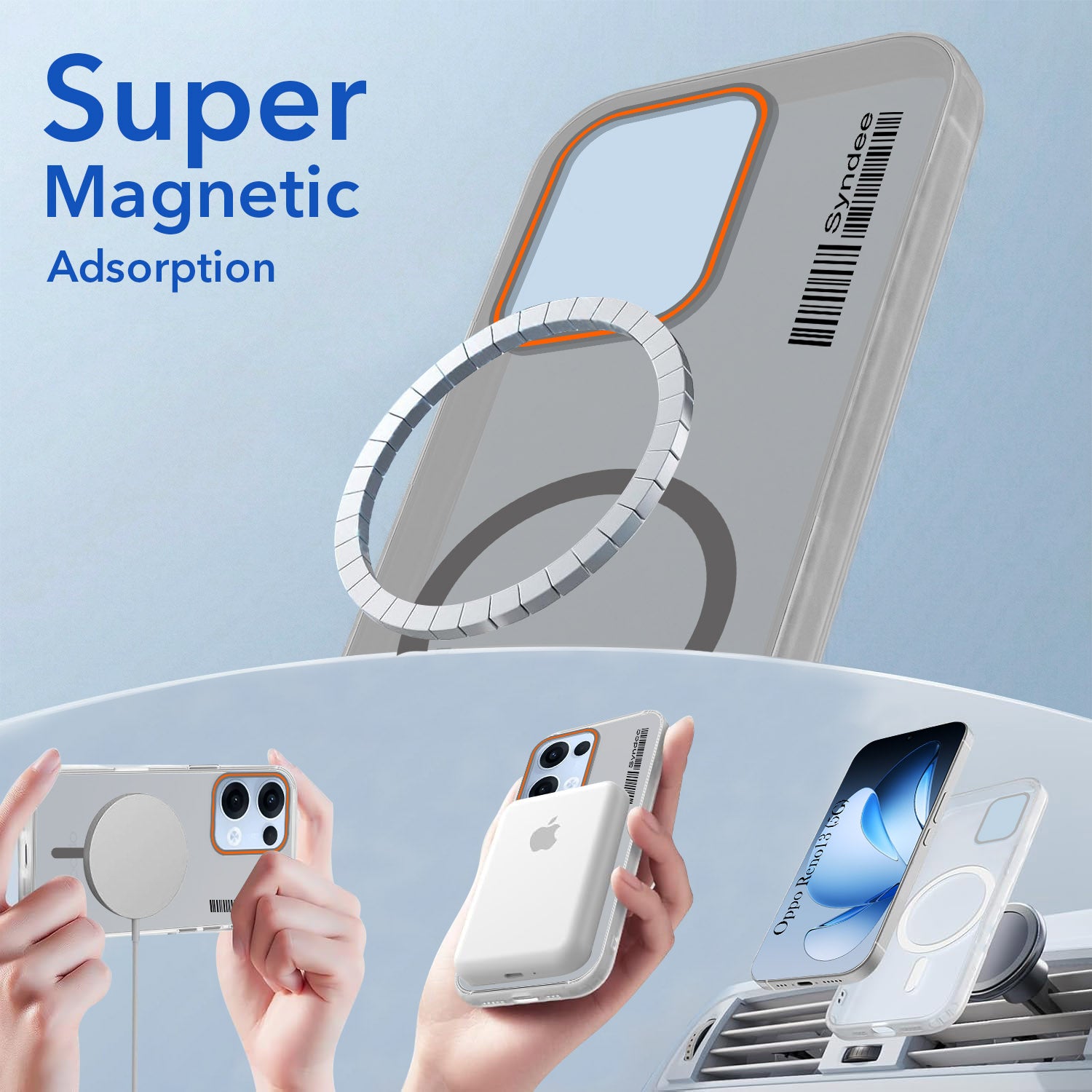 For Oppo Reno13 5G | Oppo Reno 13 5G Back Cover Case (Soft Touch | Camera Bump Protection | MagSafe Compatible | Matte Finish)