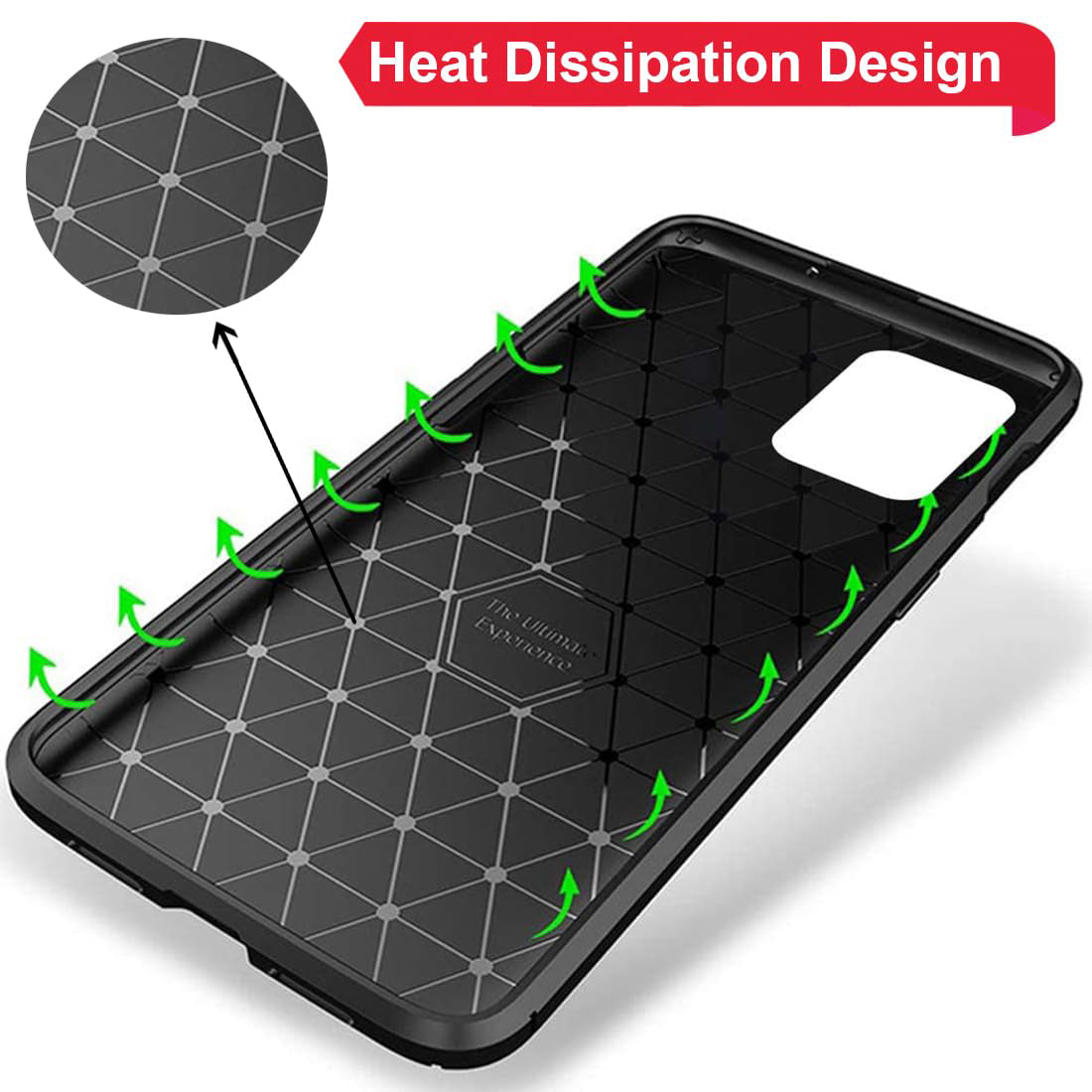 For Vivo iQOO Z10 Back Cover Case ( Hybrid Armor Case | Carbon Fiber Shockproof | Soft and Flexible | Black )
