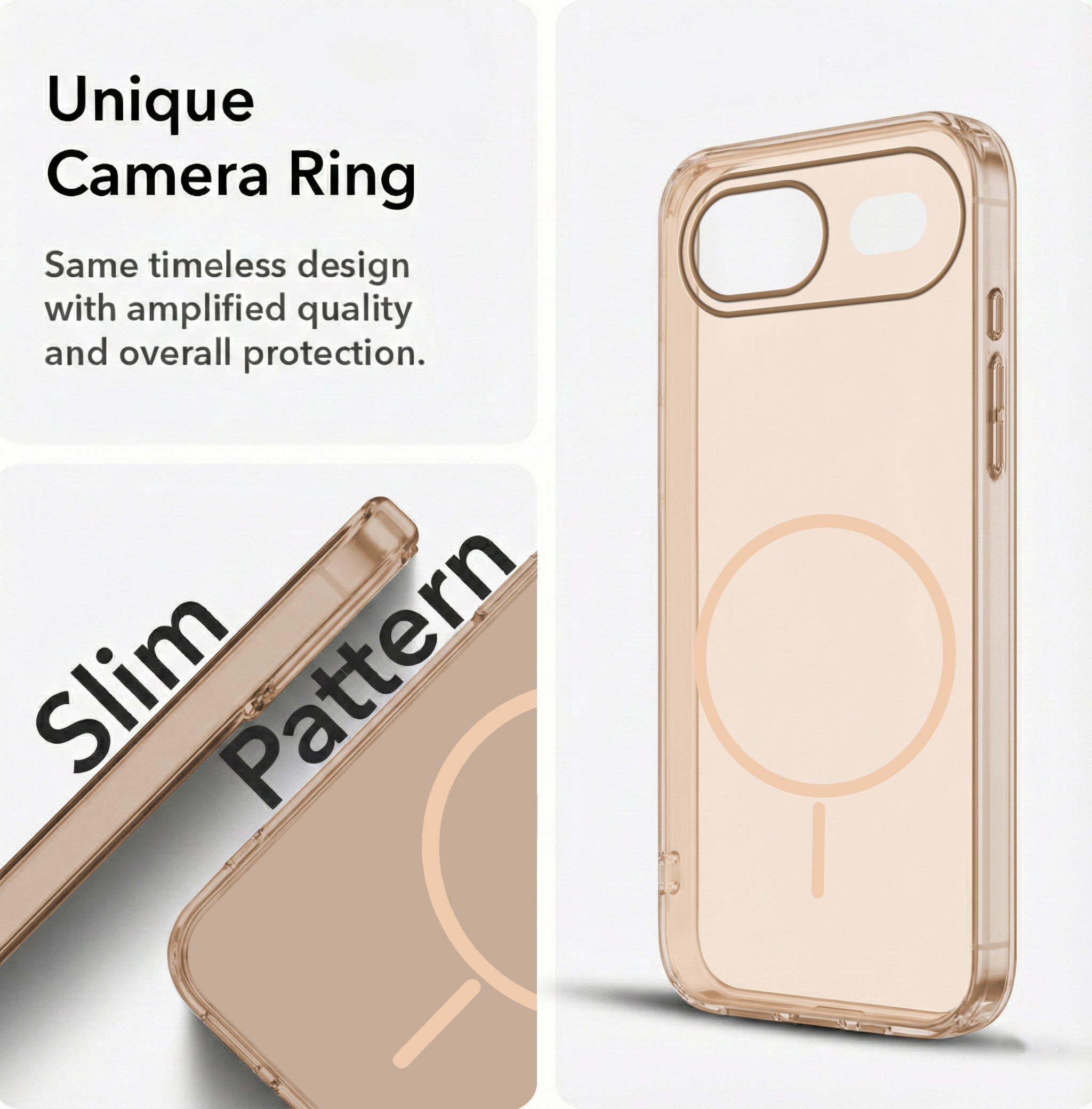 For Apple iPhone 17 Air Back Cover Case Silicone (Slim Paper Thin | Camera Protection Bump | Minimalist Professional | Soft Flexible)