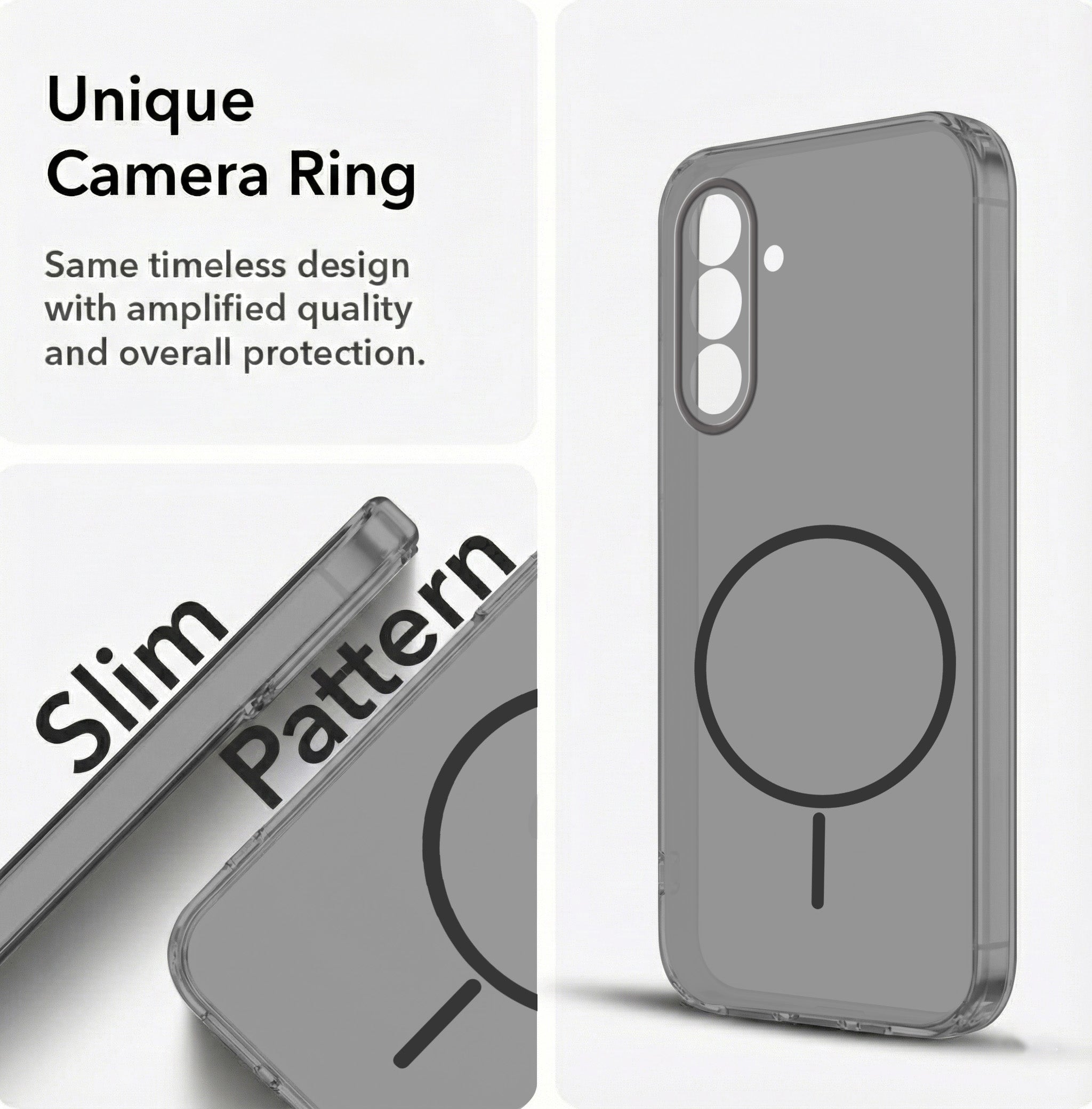 For Samsung Galaxy A36 5G Back Cover Case Silicone (Slim Paper Thin | Camera Protection Bump | Minimalist Professional | Soft Flexible)