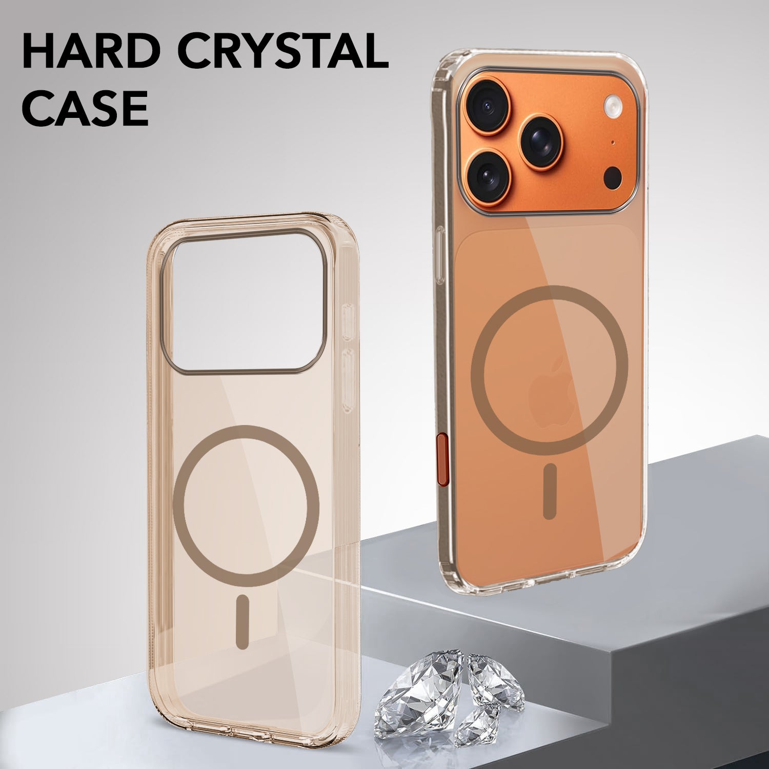 For Apple iPhone 17 Pro Max Lifetime Anti-Yellow MagSafe Compatible Clear (Sleek Hard Crystal | Camera Protection and Shockproof)