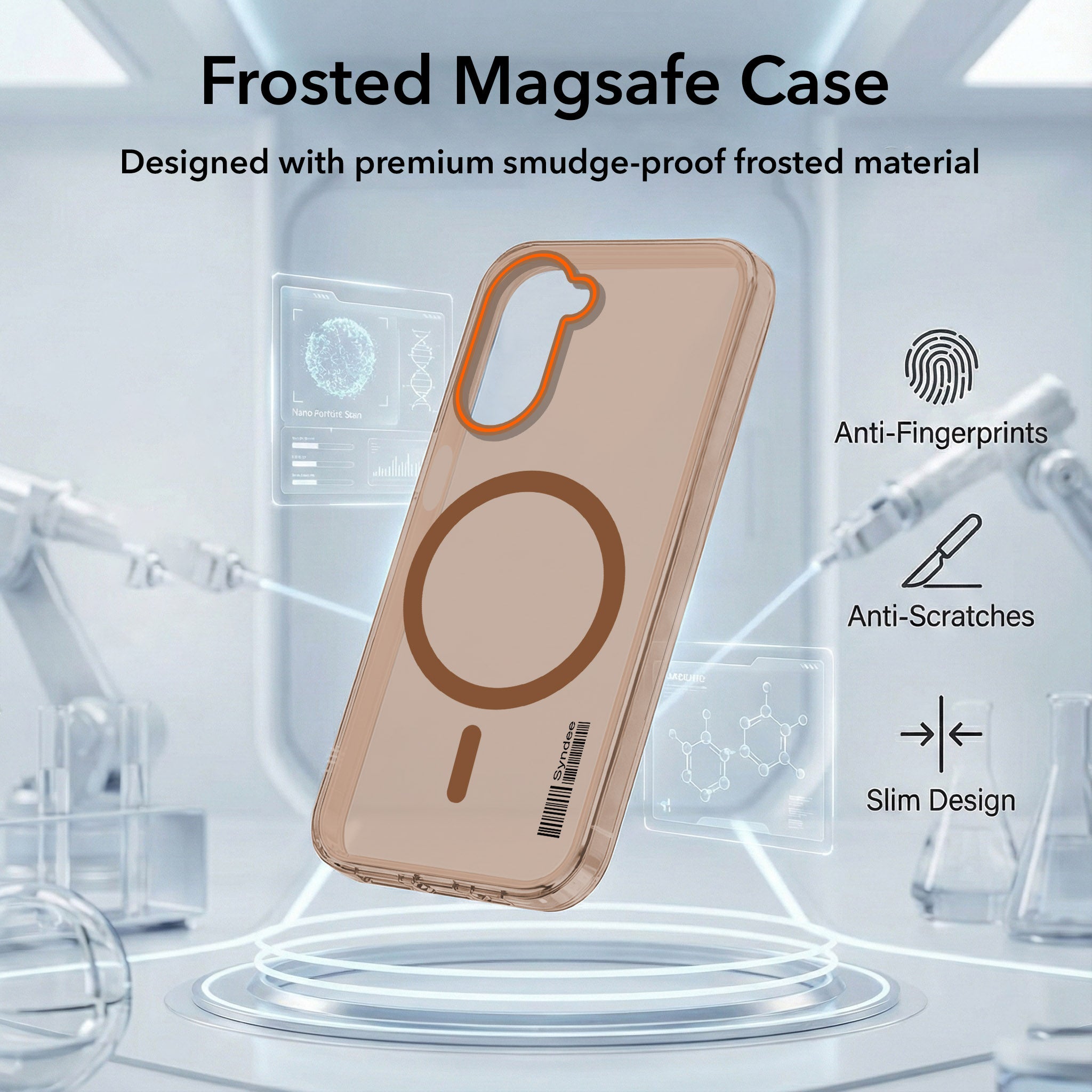 For Vivo Y18 | Y18e | Y03 | Y18i | Y18t Back Cover Case (Soft Touch | Camera Bump Protection | MagSafe Compatible | Matte Finish)