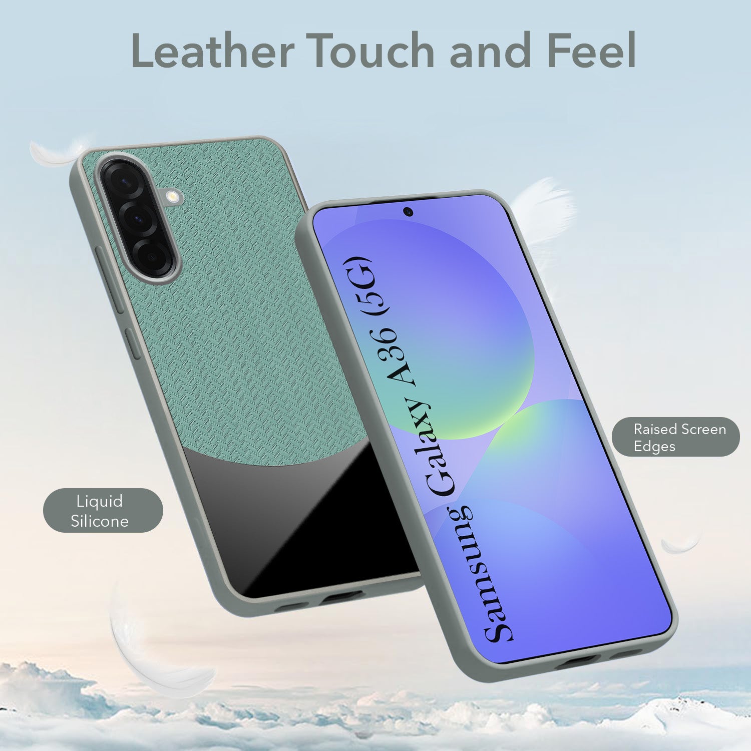 For Samsung Galaxy A36 5G Silicone Finish Back Cover Case (Premium Minimalist Professional Feel | Camera Protection Bump)