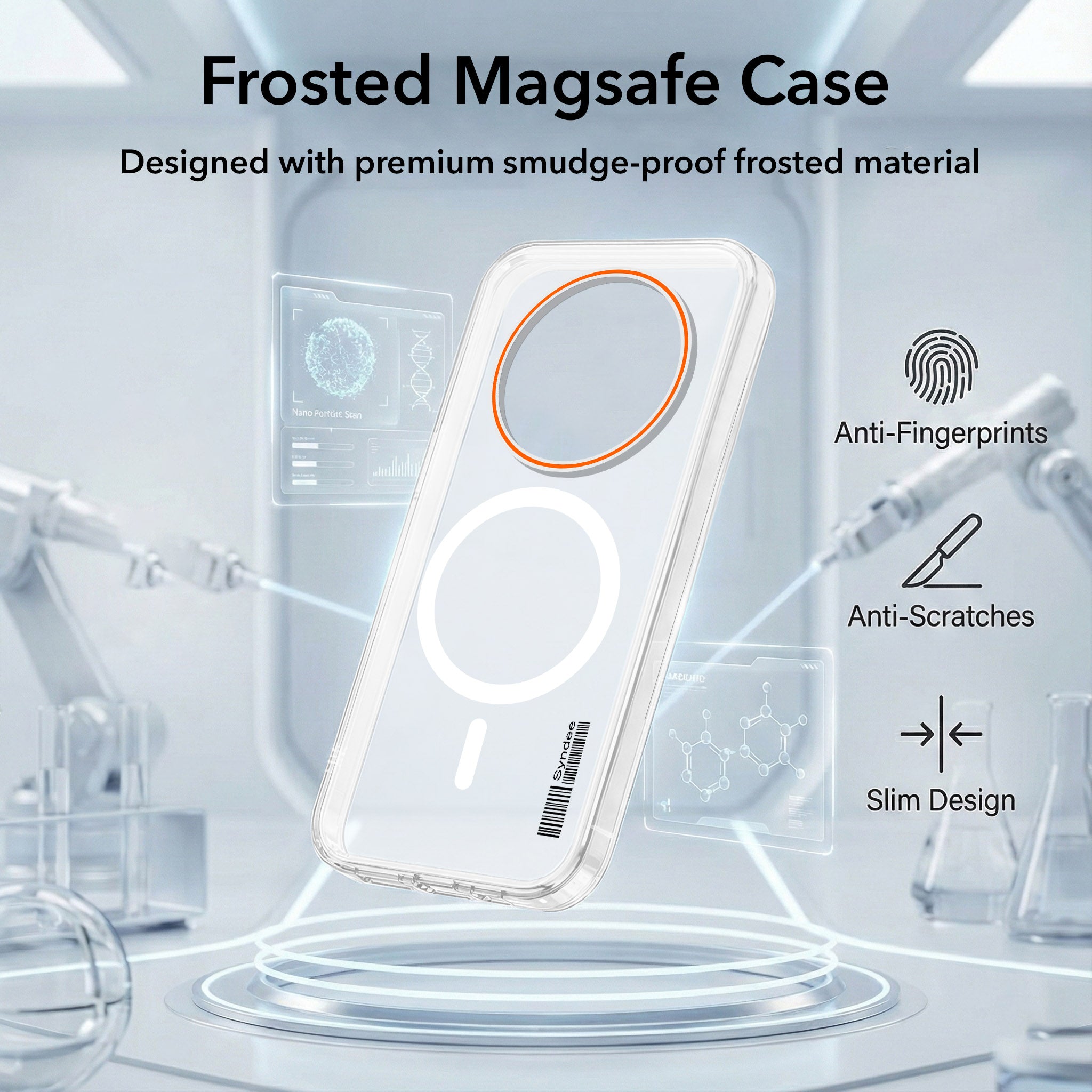 For Oppo Reno 12F Back Cover Case (Soft Touch | Camera Bump Protection | MagSafe Compatible | Matte Finish)