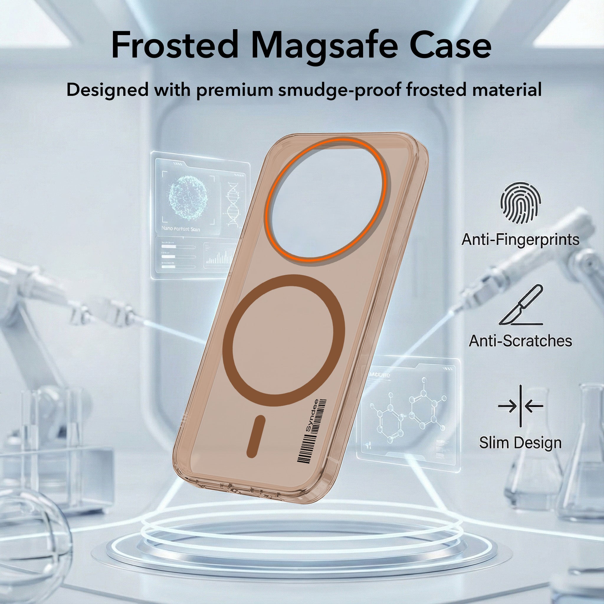 For Vivo iQOO Z10 Back Cover Case (Soft Touch | Camera Bump Protection | MagSafe Compatible | Matte Finish)
