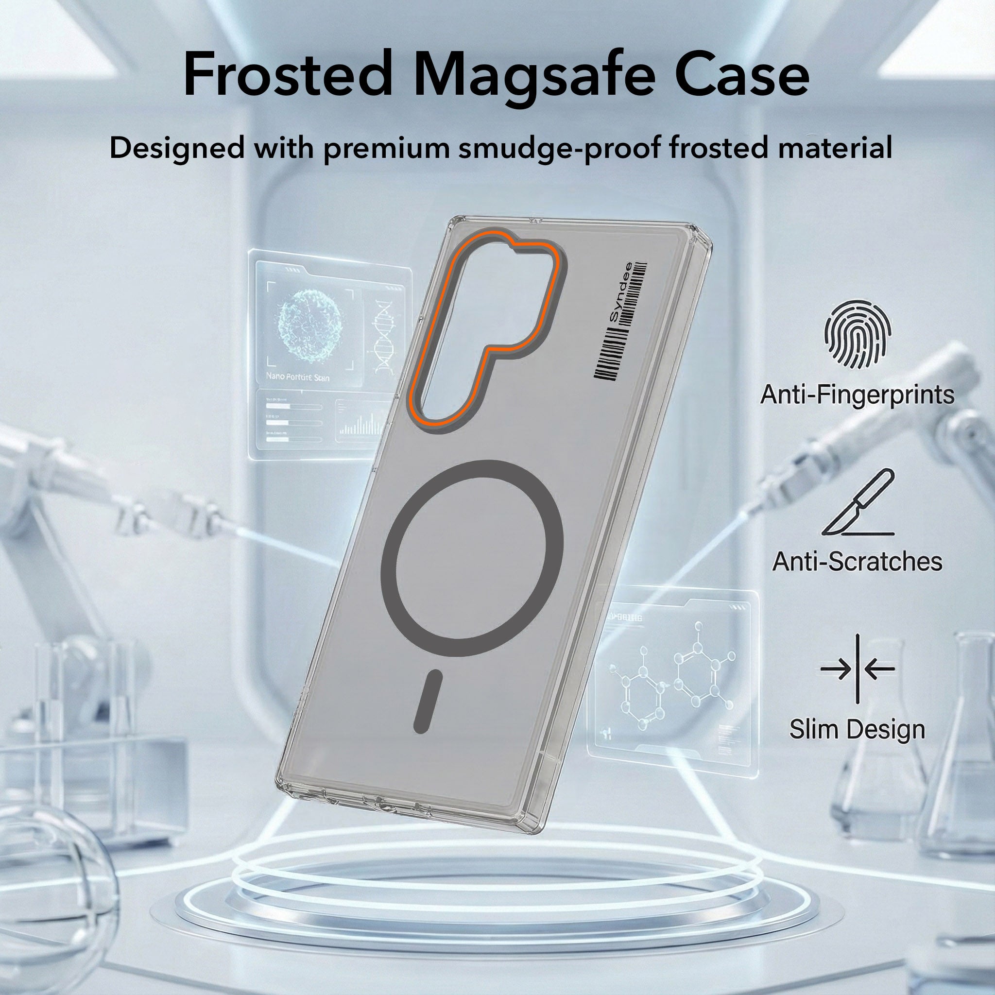 For Samsung Galaxy S25 Ultra Back Cover Case (Soft Touch | Camera Bump Protection | MagSafe Compatible | Matte Finish)