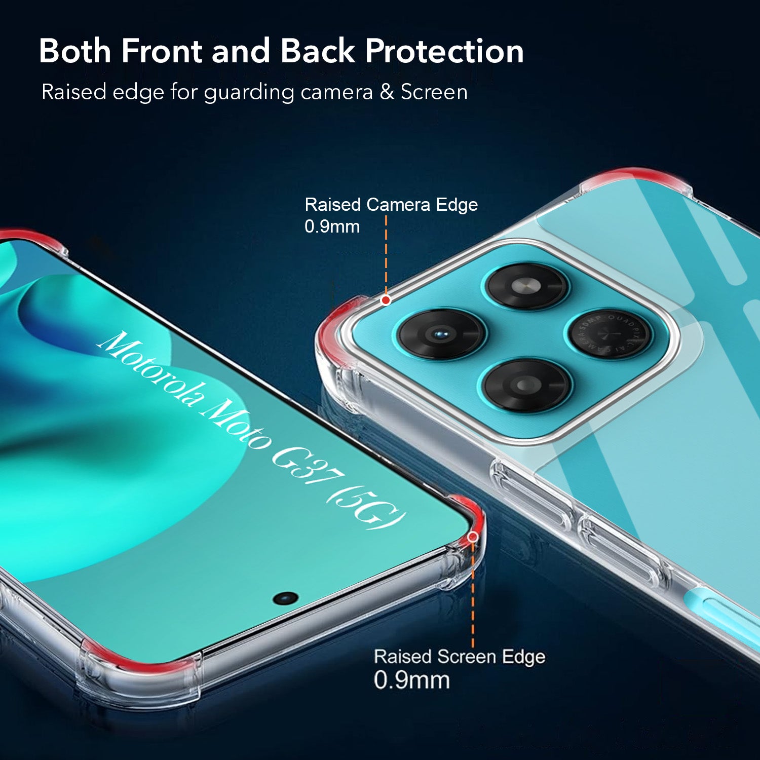 For Oppo K13 Back Cover Shockproof Crystal-Clear (Drop & Camera Protection | Hard Polycarbonate)