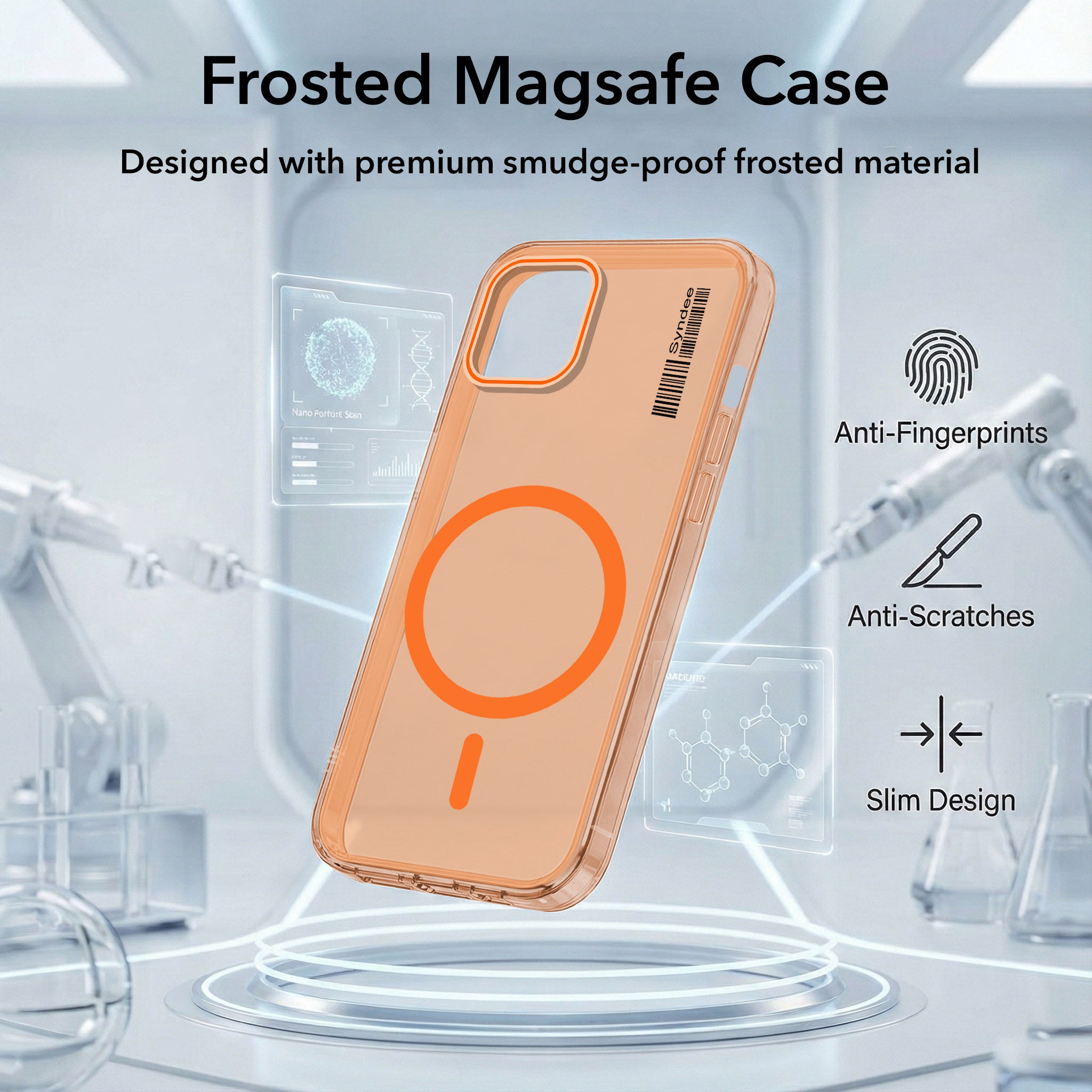 For Apple iPhone 12 Back Cover Case (Soft Touch | Camera Bump Protection | MagSafe Compatible | Matte Finish)