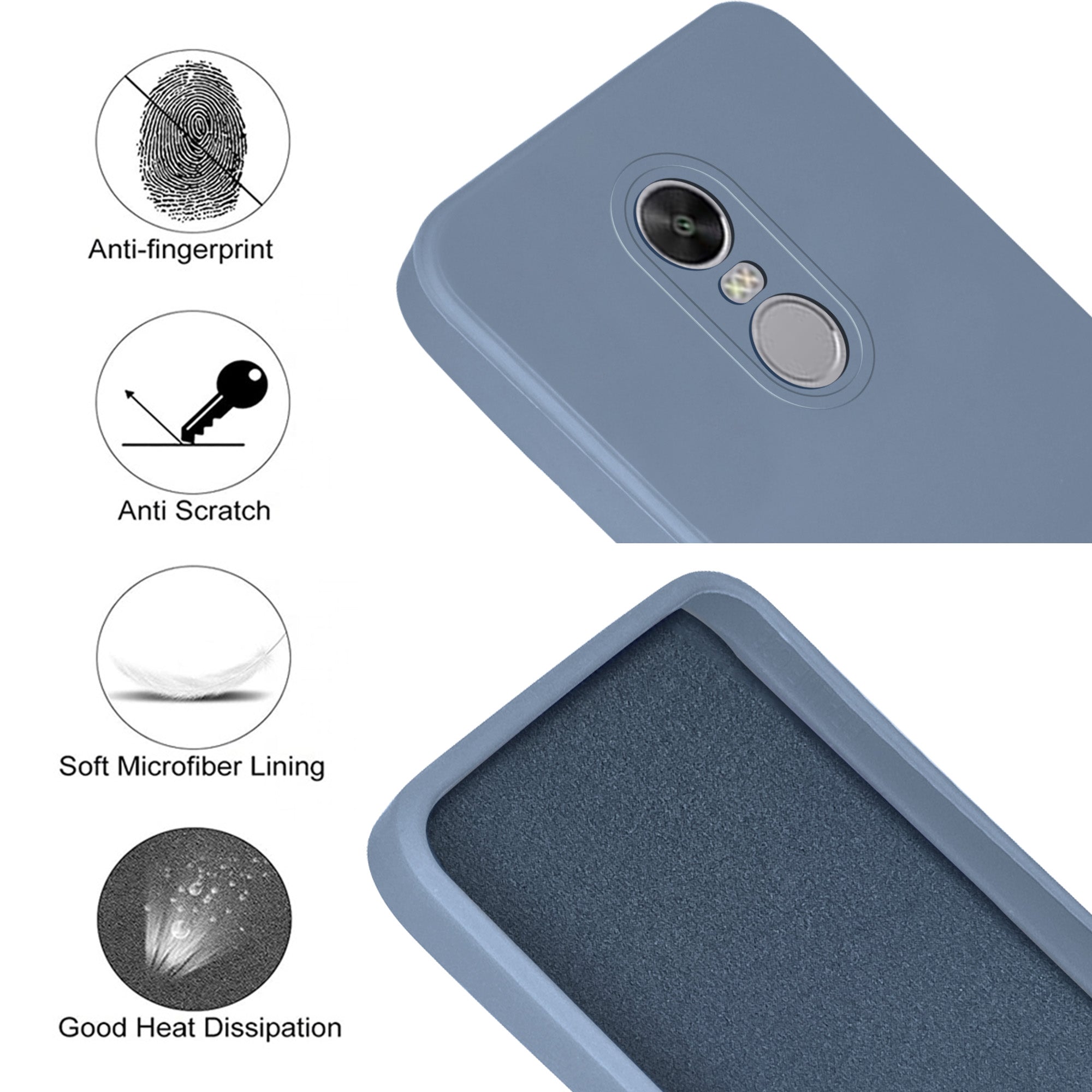 For Xiaomi Mi Redmi Note 4 Back Cover ( Silicone Clear Shockproof Case with Camera Protection | Soft and Flexible | Transparent)