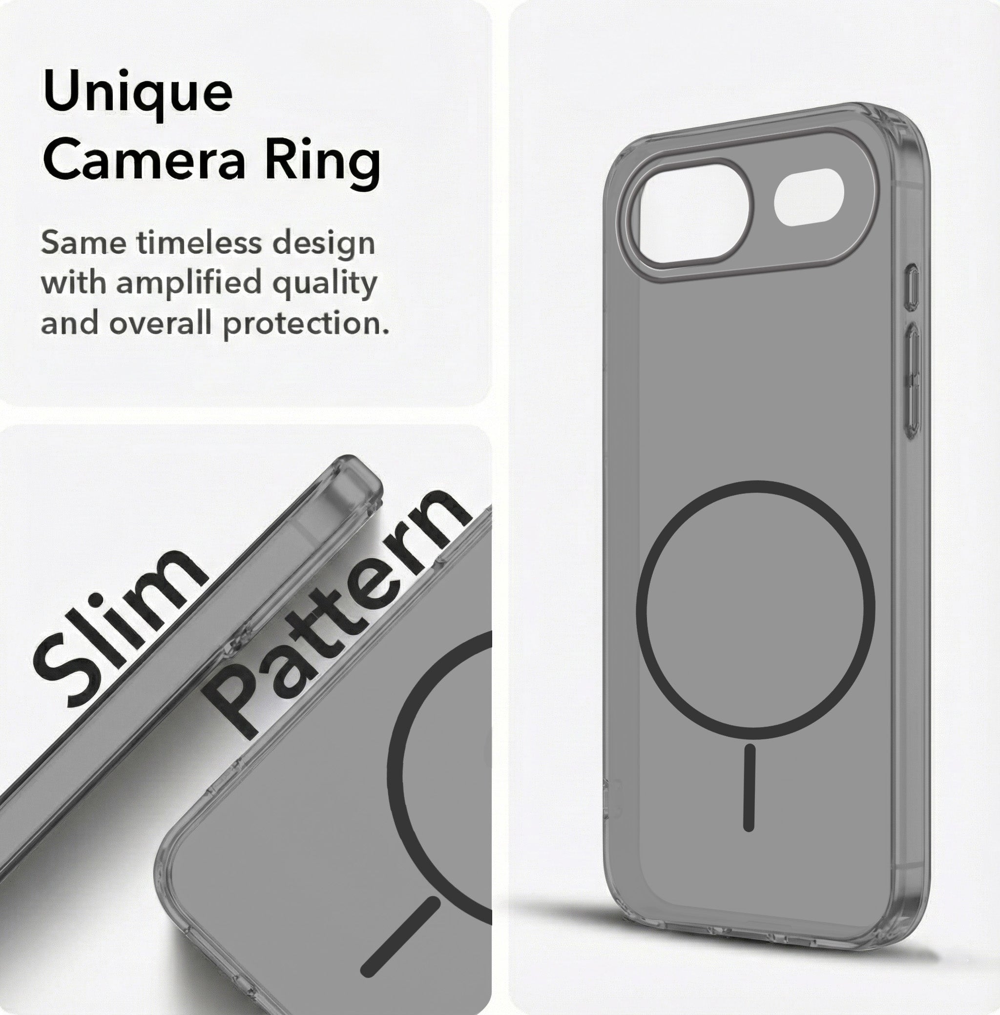 For Apple iPhone 17 Air Back Cover Case Silicone (Slim Paper Thin | Camera Protection Bump | Minimalist Professional | Soft Flexible)
