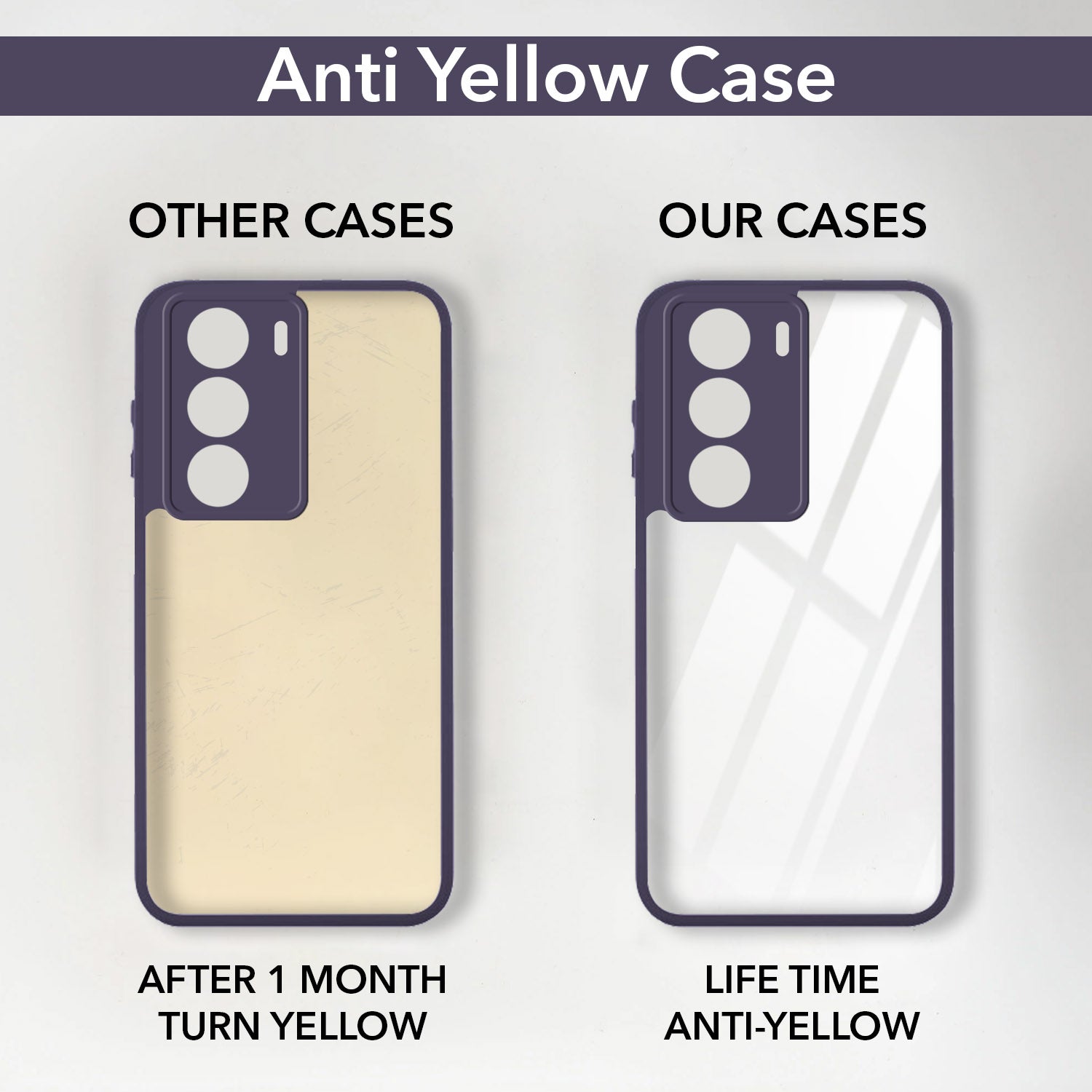 For Realme Narzo 80 Lite 5G Back Cover Case Ultra-Hybrid (Lifetime Anti Yellow | Anti Scratch | Crystal Clear Shockproof)
