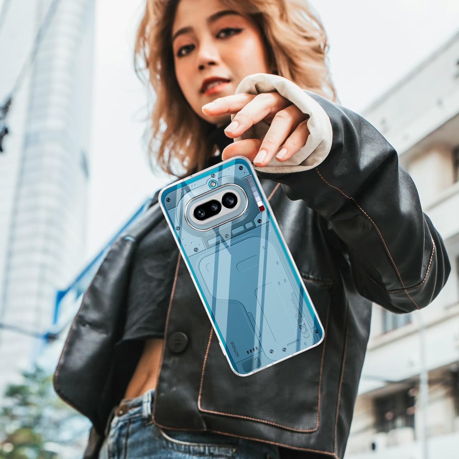 For Nothing Phone 4A 5G Back Cover Case Silicone (Clear Shockproof Case with Camera Protection | Soft and Flexible | Transparent)