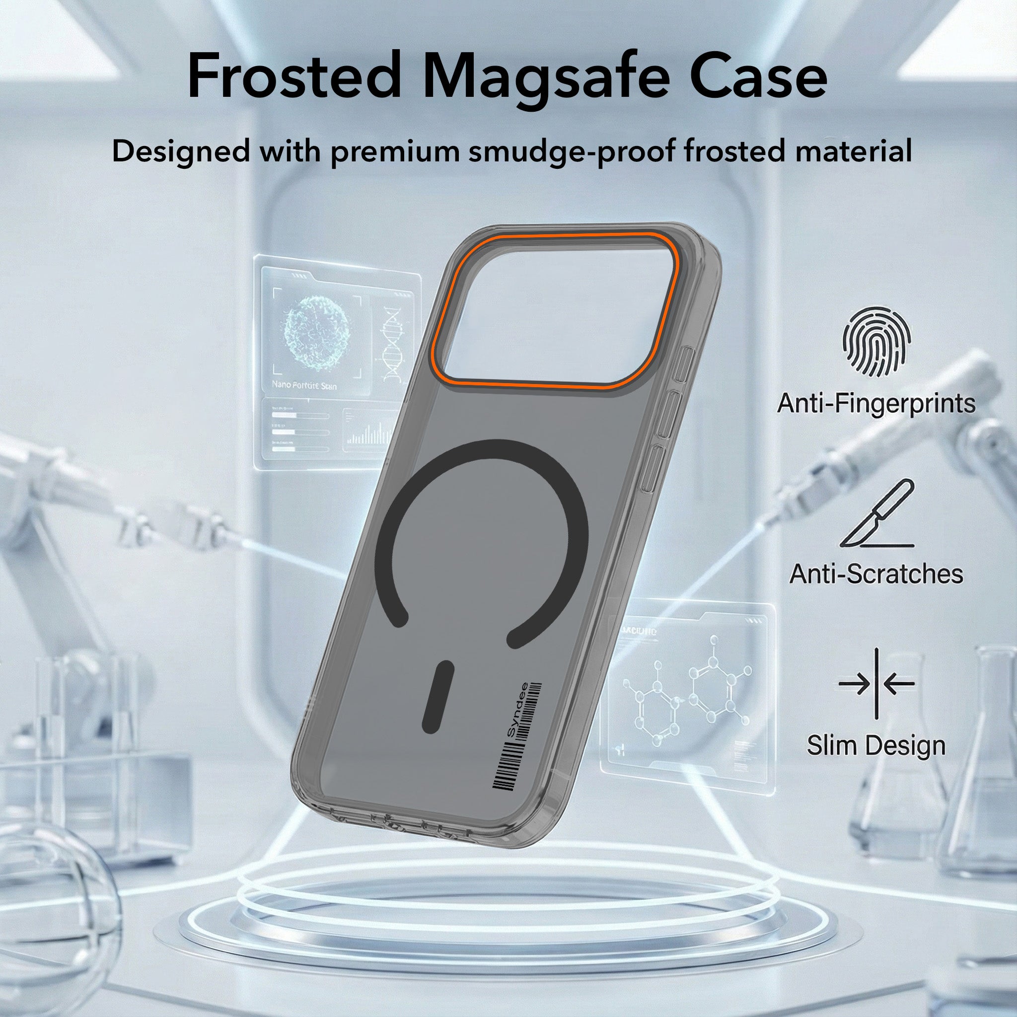 For iPhone 17 Pro | iPhone 18 Pro Back Cover Case (Soft Touch | Camera Bump Protection | MagSafe Compatible | Matte Finish)