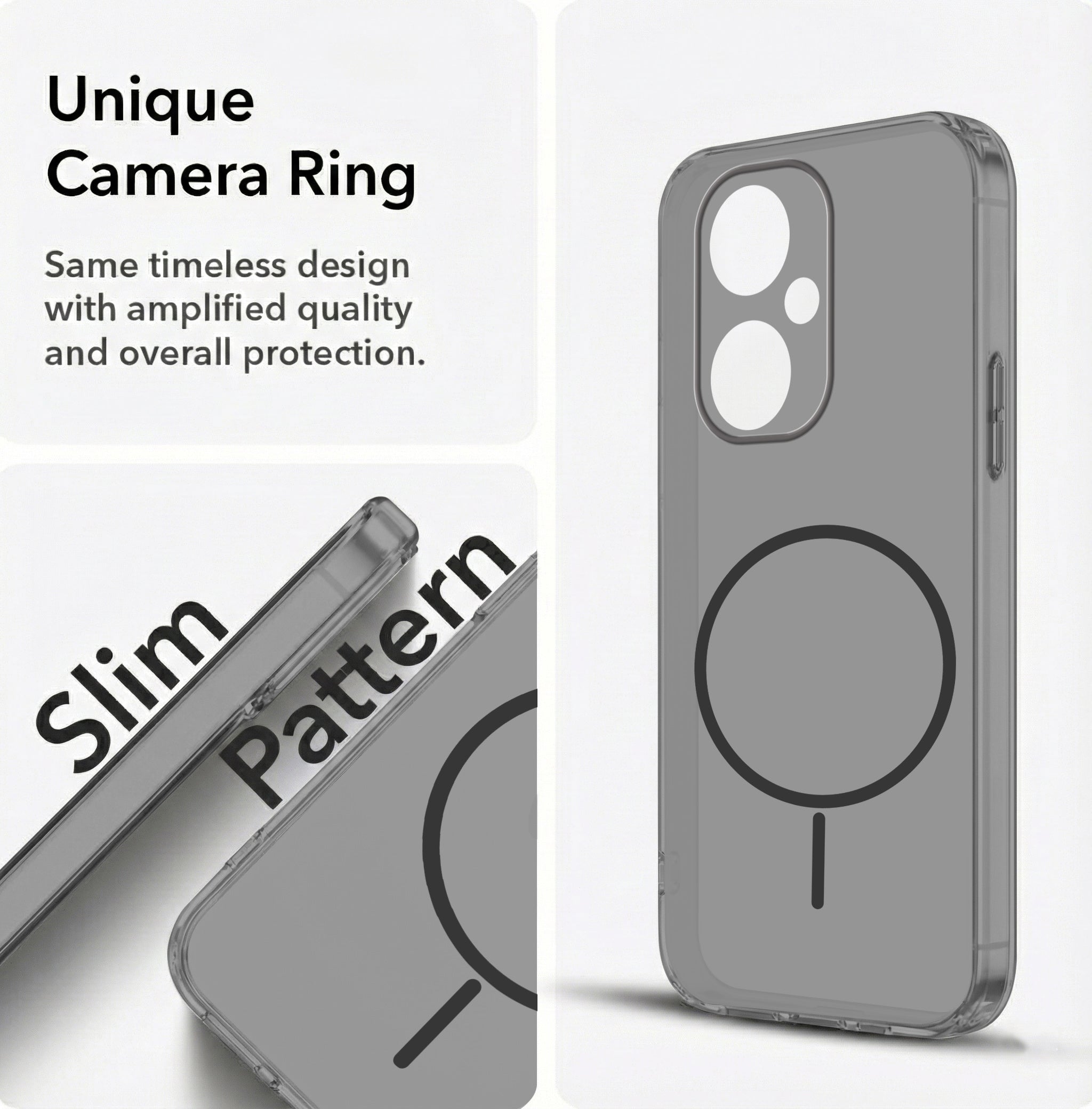 For OnePlus Nord CE 3 Lite Back Cover Case Silicone (Slim Paper Thin | Camera Protection Bump | Minimalist Professional | Soft Flexible)