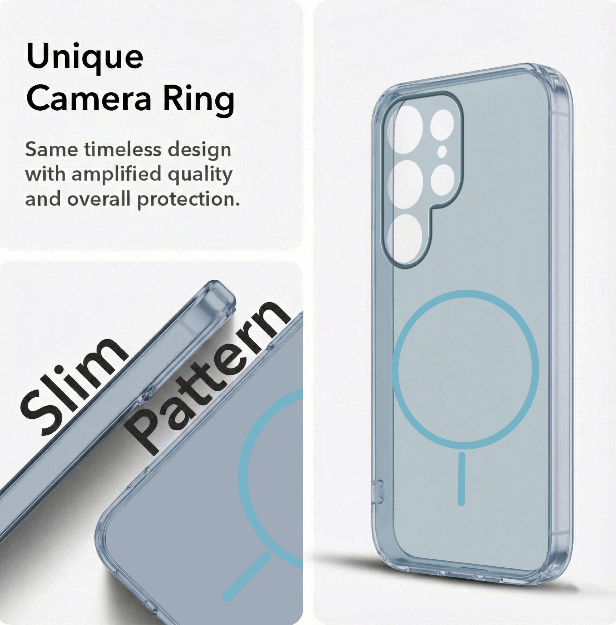For Samsung Galaxy S25 Ultra Back Cover Case Silicone (Slim Paper Thin | Camera Protection Bump | Minimalist Professional | Soft Flexible)