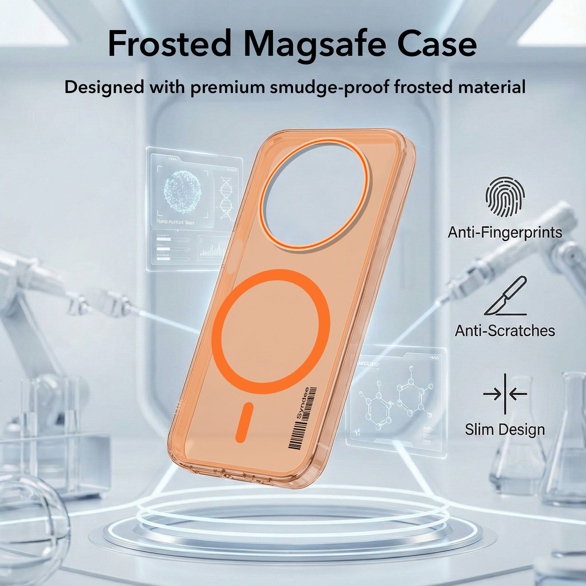 For Redmi A3 2024 | Redmi A3x Back Cover Case (Soft Touch | Camera Bump Protection | MagSafe Compatible | Matte Finish)