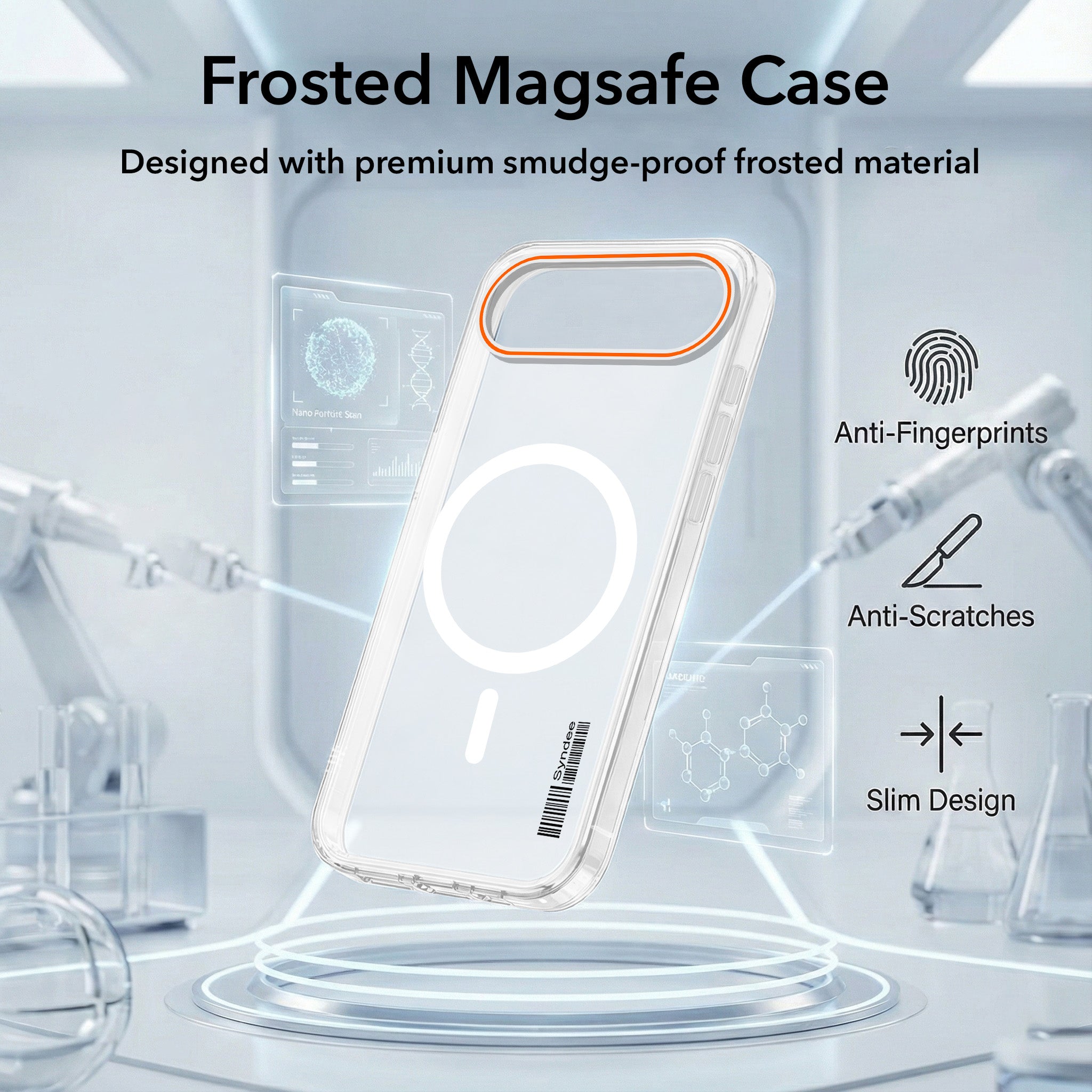 For Apple iPhone 17 Air Back Cover Case (Soft Touch | Camera Bump Protection | MagSafe Compatible | Matte Finish)
