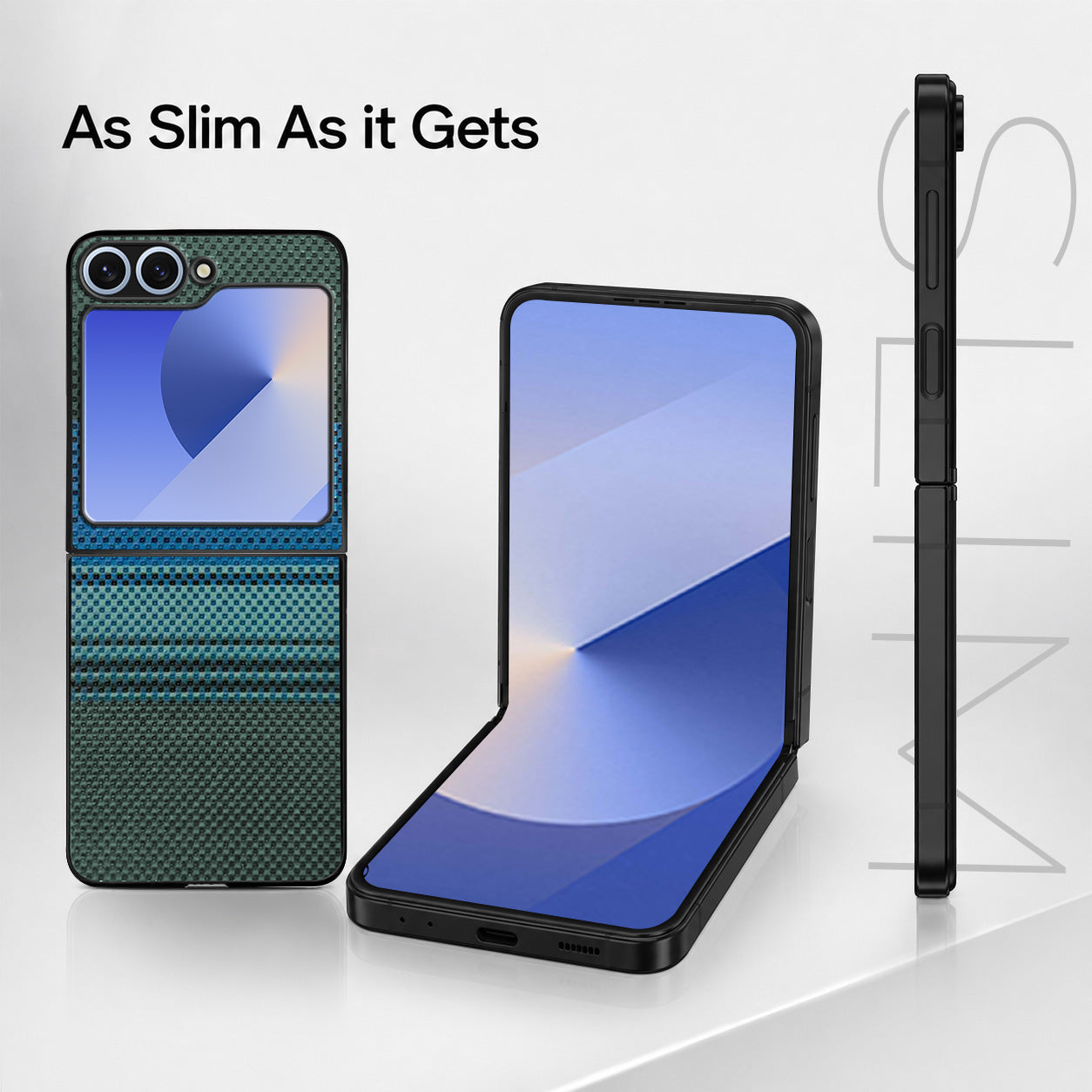For Samsung Galaxy Z Flip 6 5G | Samsung Galaxy Z Flip 7 FE Back Flip Case Cover (Craft Printed Design | Hybrid Texture | Inside Microfiber Cloth)