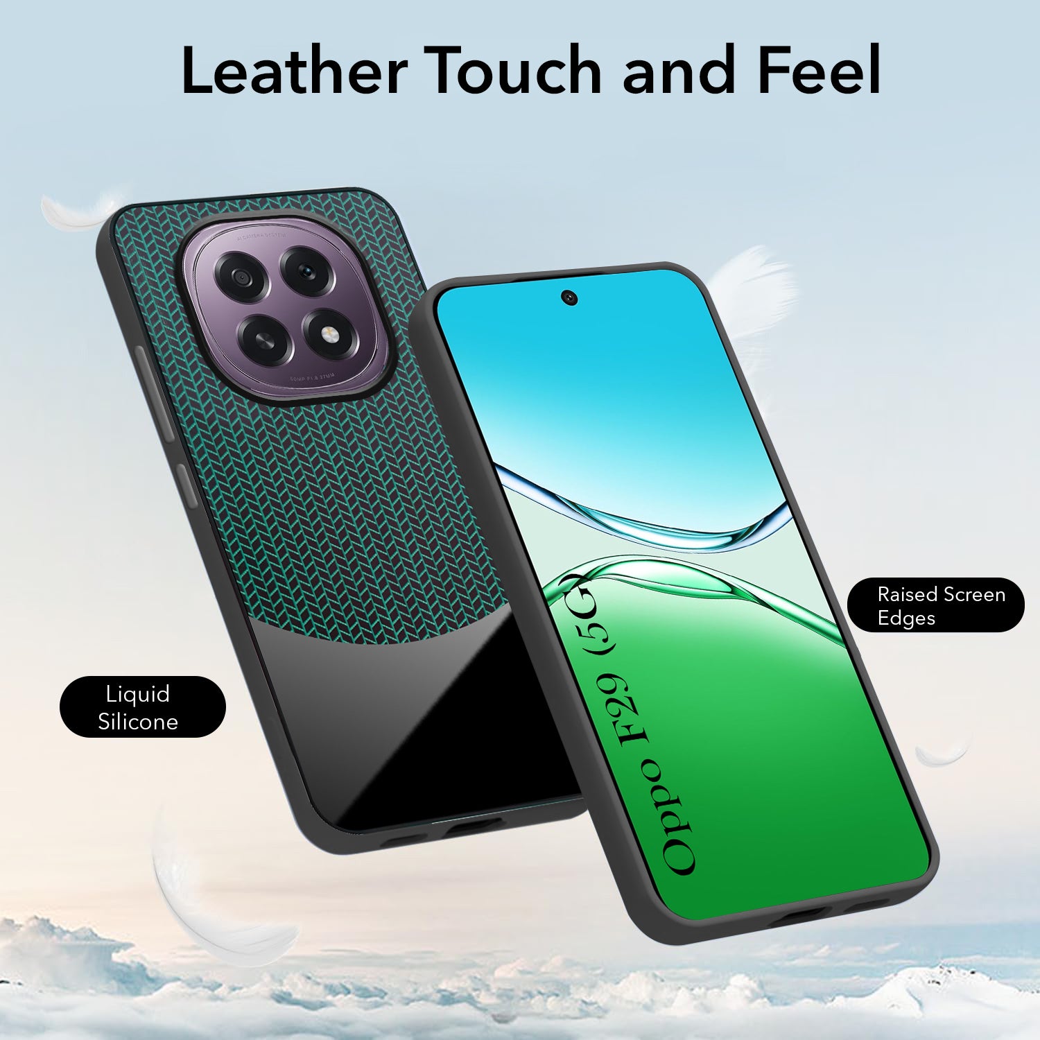 For Oppo F29 Silicone Finish Back Cover Case (Premium Minimalist Professional Feel | Camera Protection Bump)