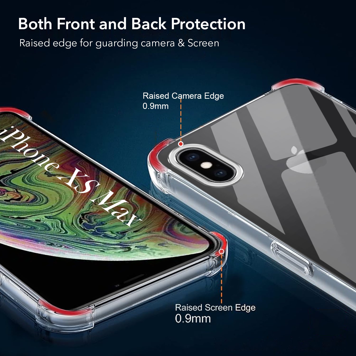 For Apple iPhone Xs Max Back Cover (Shockproof Crystal Clear Case |  Drop & Camera Protection | Hard Polycarbonate)