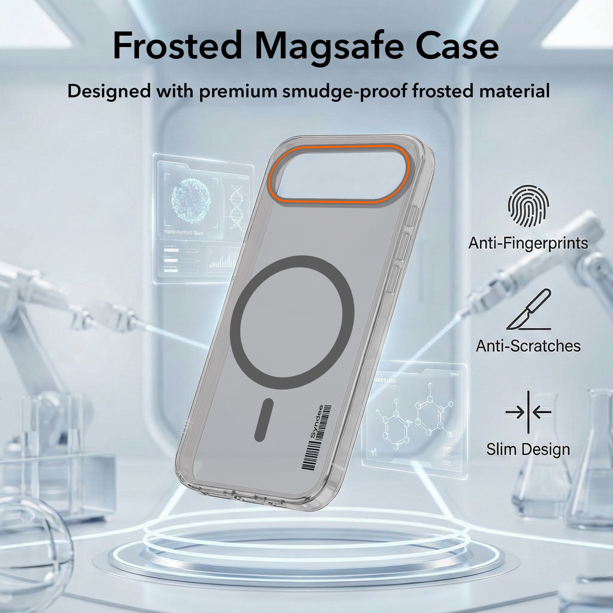 For Apple iPhone 17 Air Back Cover Case (Soft Touch | Camera Bump Protection | MagSafe Compatible | Matte Finish)