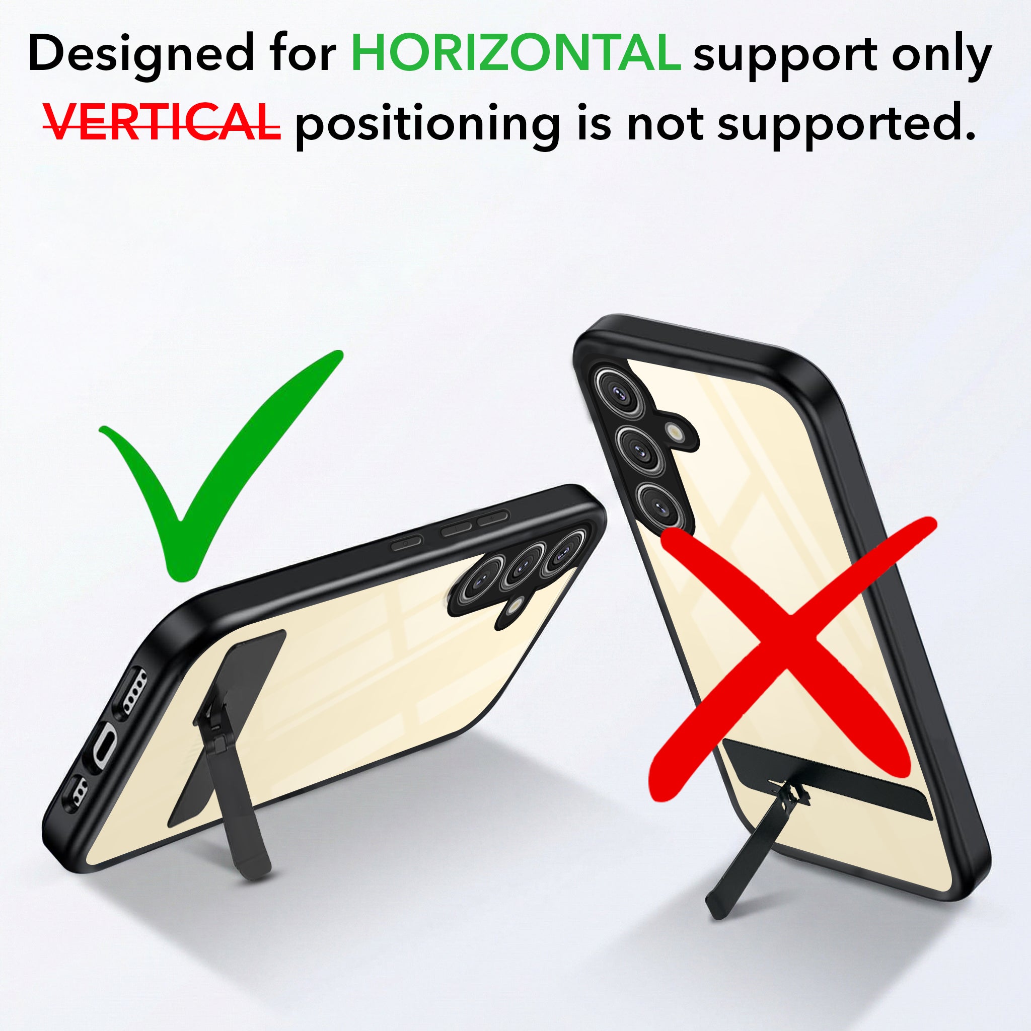 For Samsung Galaxy S24 Back Cover Case (Built-in Stand | Lifetime Anti Yellow | Kickstand Shockproof | Camera Protection | MagSafe Compatible)