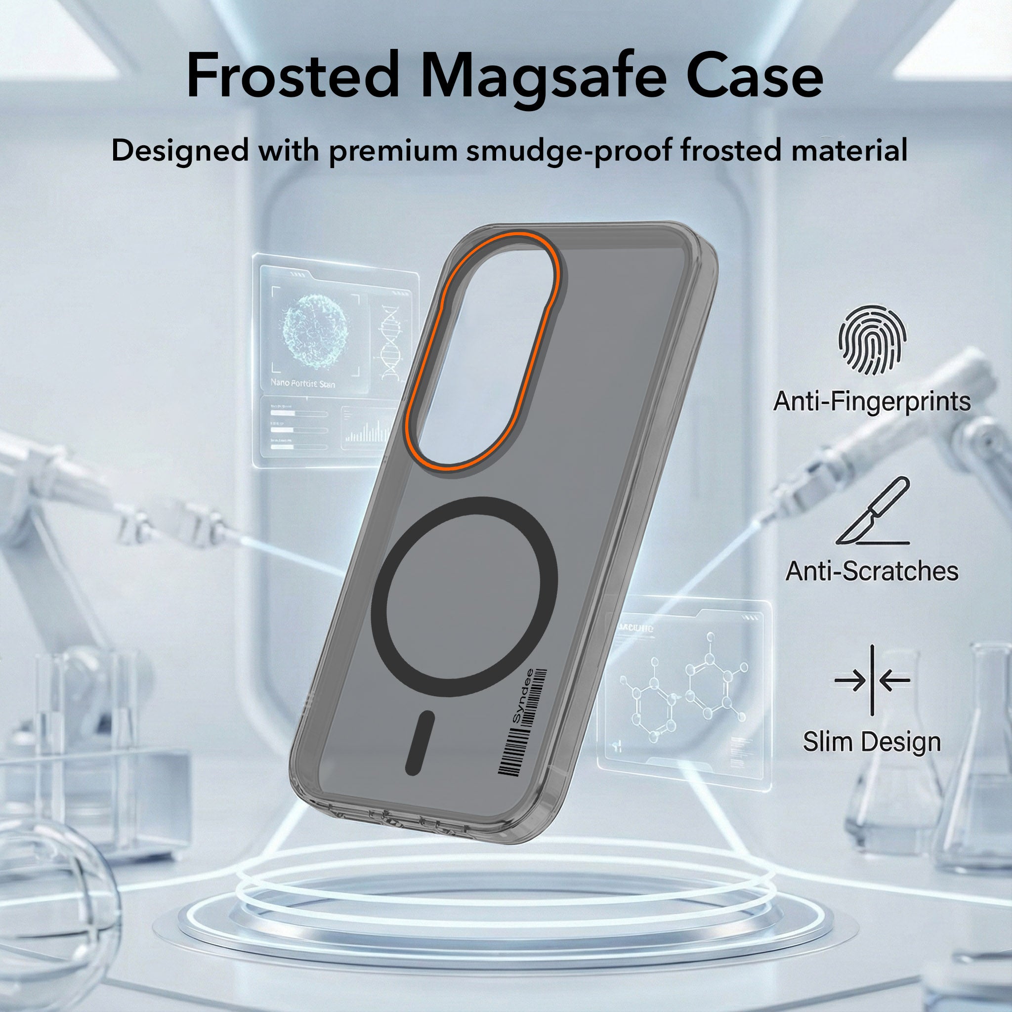 For Vivo T4 Ultra Back Cover Case (Soft Touch | Camera Bump Protection | MagSafe Compatible | Matte Finish)