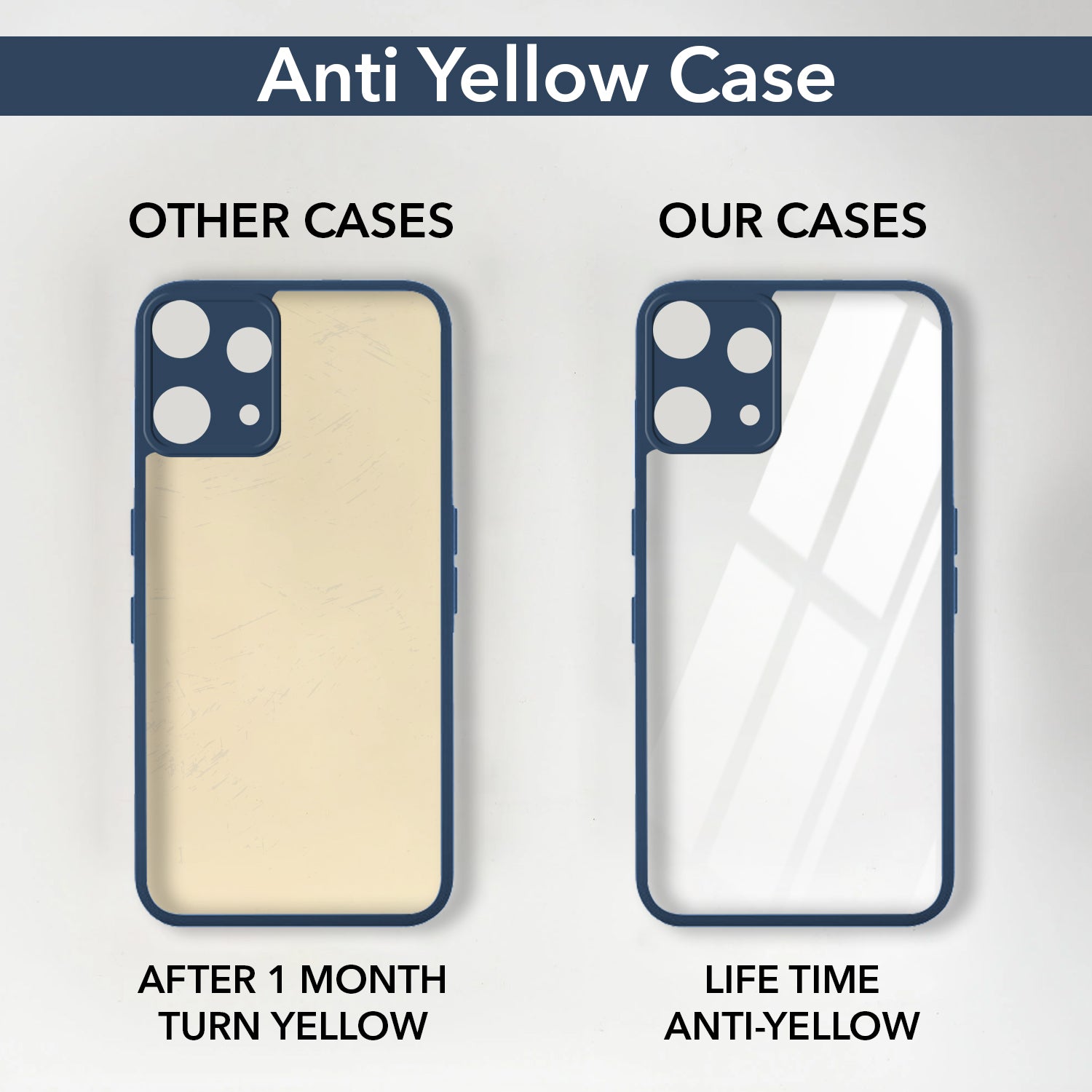 For Nothing Phone 3A Lite Back Cover Case Ultra-Hybrid (Lifetime Anti Yellow | Anti Scratch | Crystal Clear Shockproof)