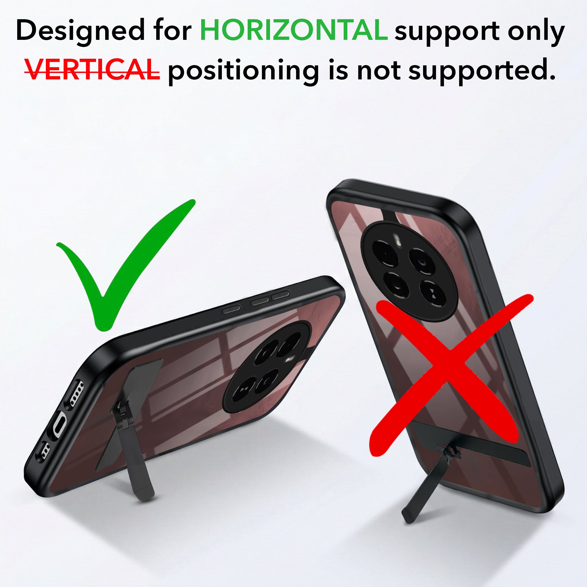 For Realme P1 5G Back Cover Case (Built-in Stand | Lifetime Anti Yellow | Kickstand Shockproof | Camera Protection | MagSafe Compatible)