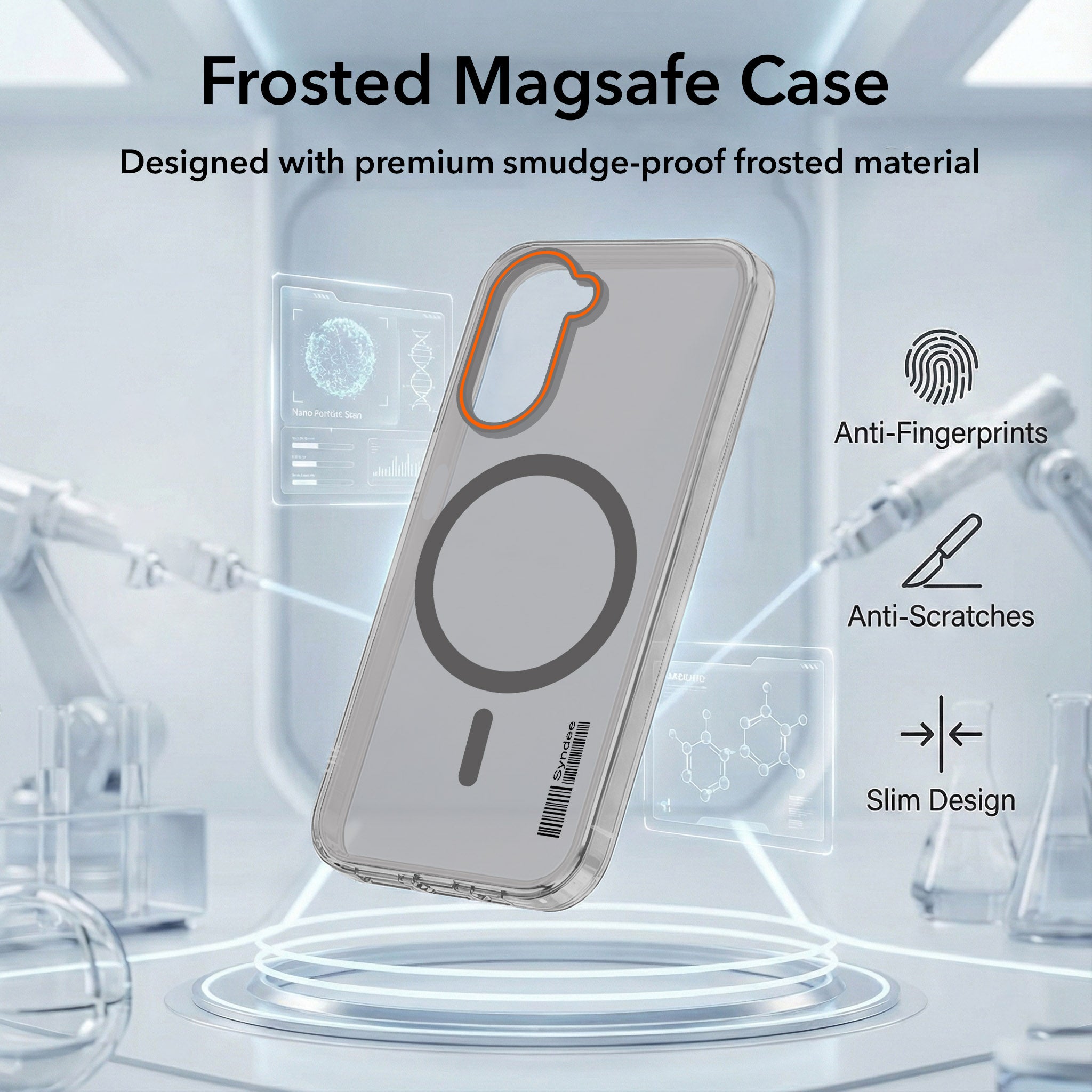 For Vivo Y18 | Y18e | Y03 | Y18i | Y18t Back Cover Case (Soft Touch | Camera Bump Protection | MagSafe Compatible | Matte Finish)