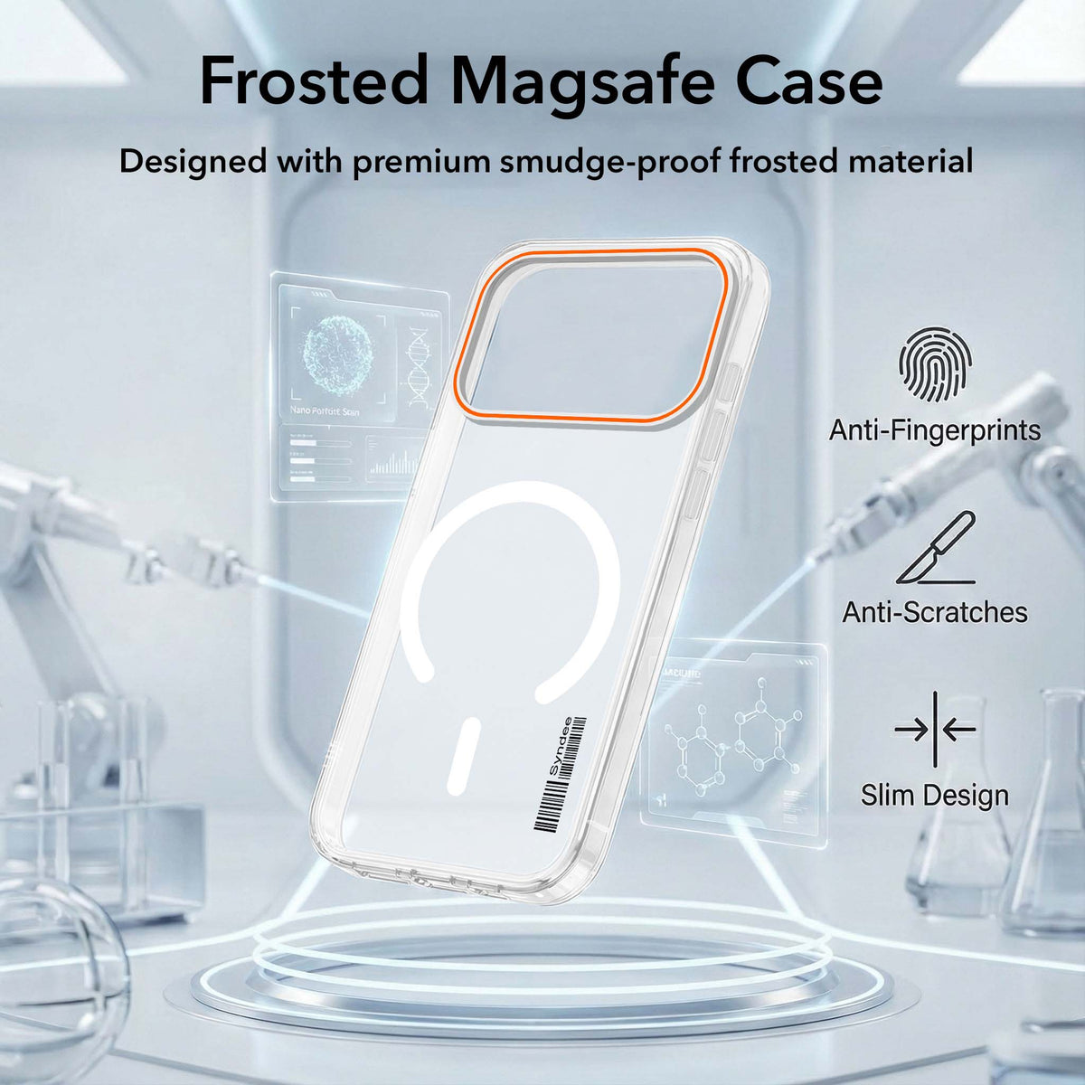 For iPhone 17 Pro | iPhone 18 Pro Back Cover Case (Soft Touch | Camera Bump Protection | MagSafe Compatible | Matte Finish)