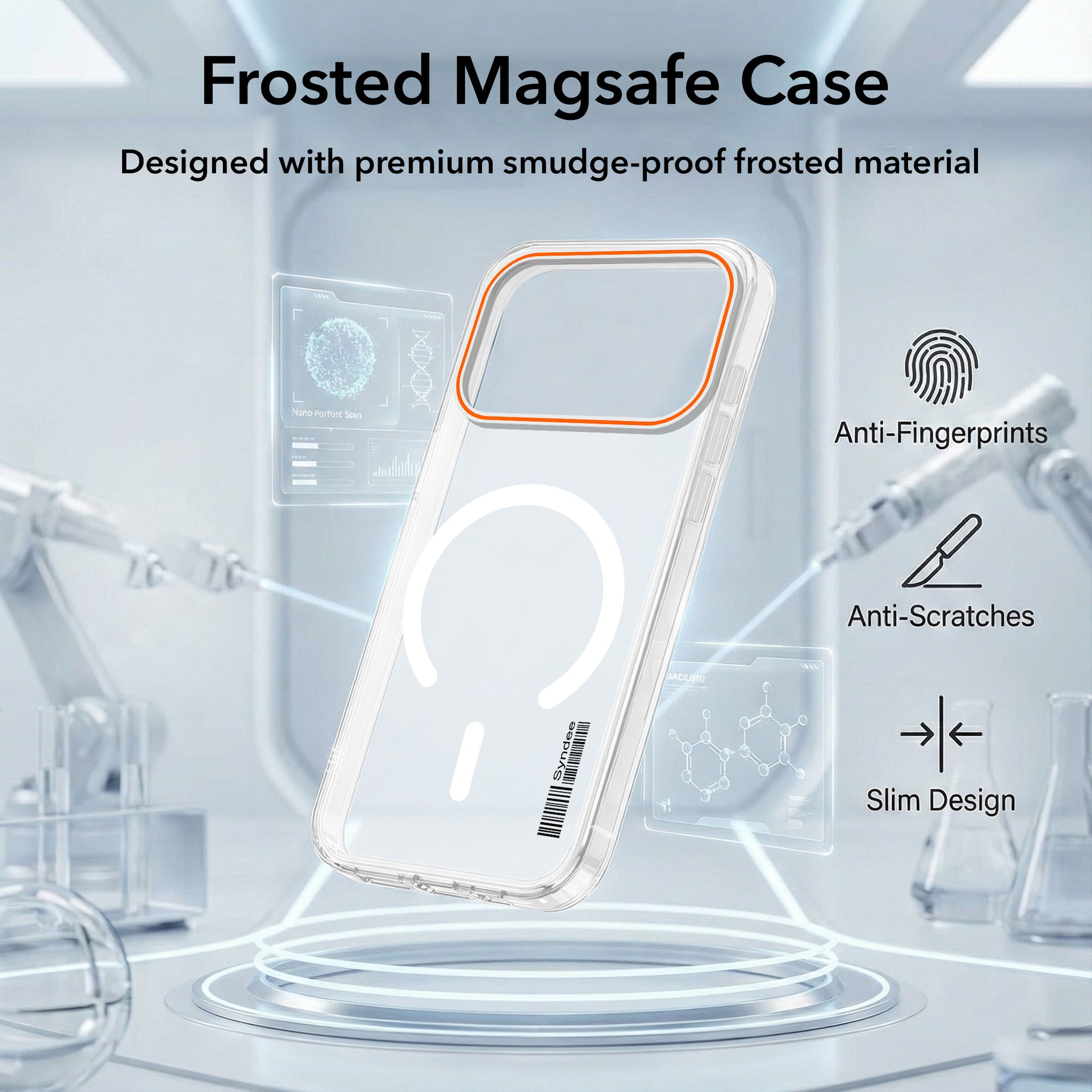 For Apple iPhone 17 Pro Max Back Cover Case (Soft Touch | Camera Bump Protection | MagSafe Compatible | Matte Finish)