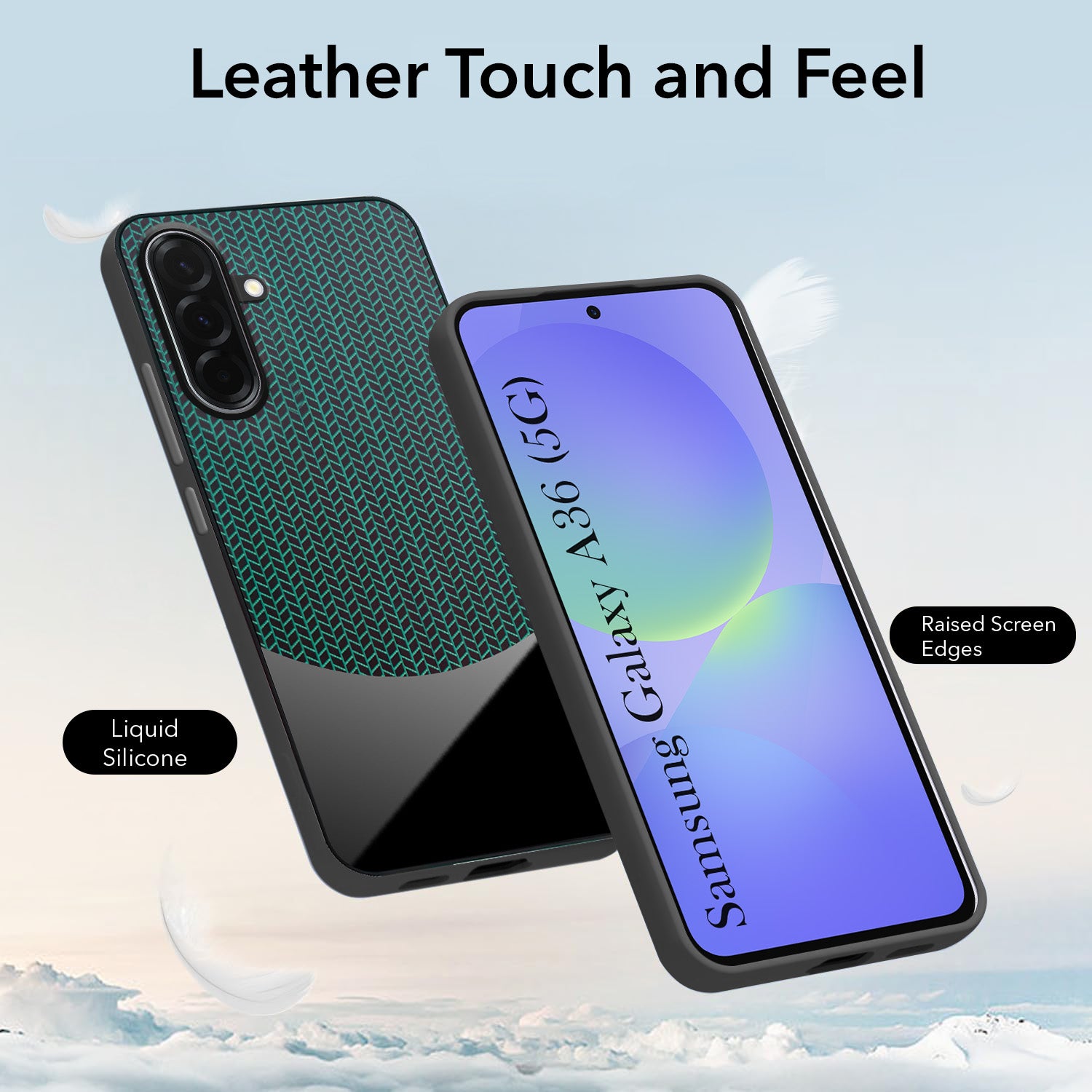 For Samsung Galaxy A36 5G Silicone Finish Back Cover Case (Premium Minimalist Professional Feel | Camera Protection Bump)