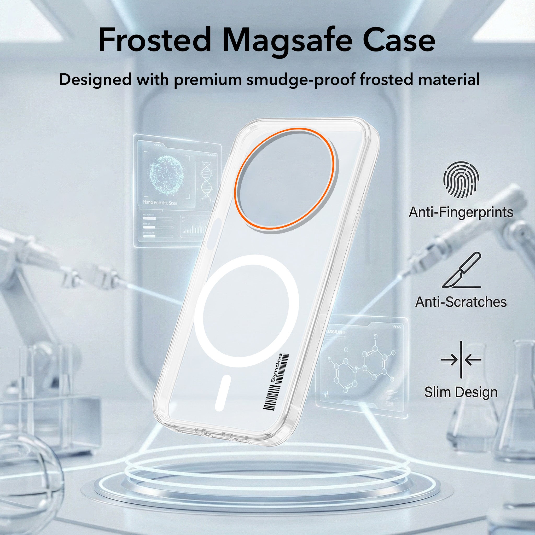For Redmi A3 2024 | Redmi A3x Back Cover Case (Soft Touch | Camera Bump Protection | MagSafe Compatible | Matte Finish)