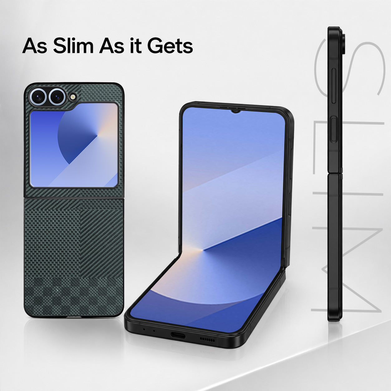 For Samsung Galaxy Z Flip 6 5G | Samsung Galaxy Z Flip 7 FE Back Flip Case Cover (Craft Printed Design | Hybrid Texture | Inside Microfiber Cloth)