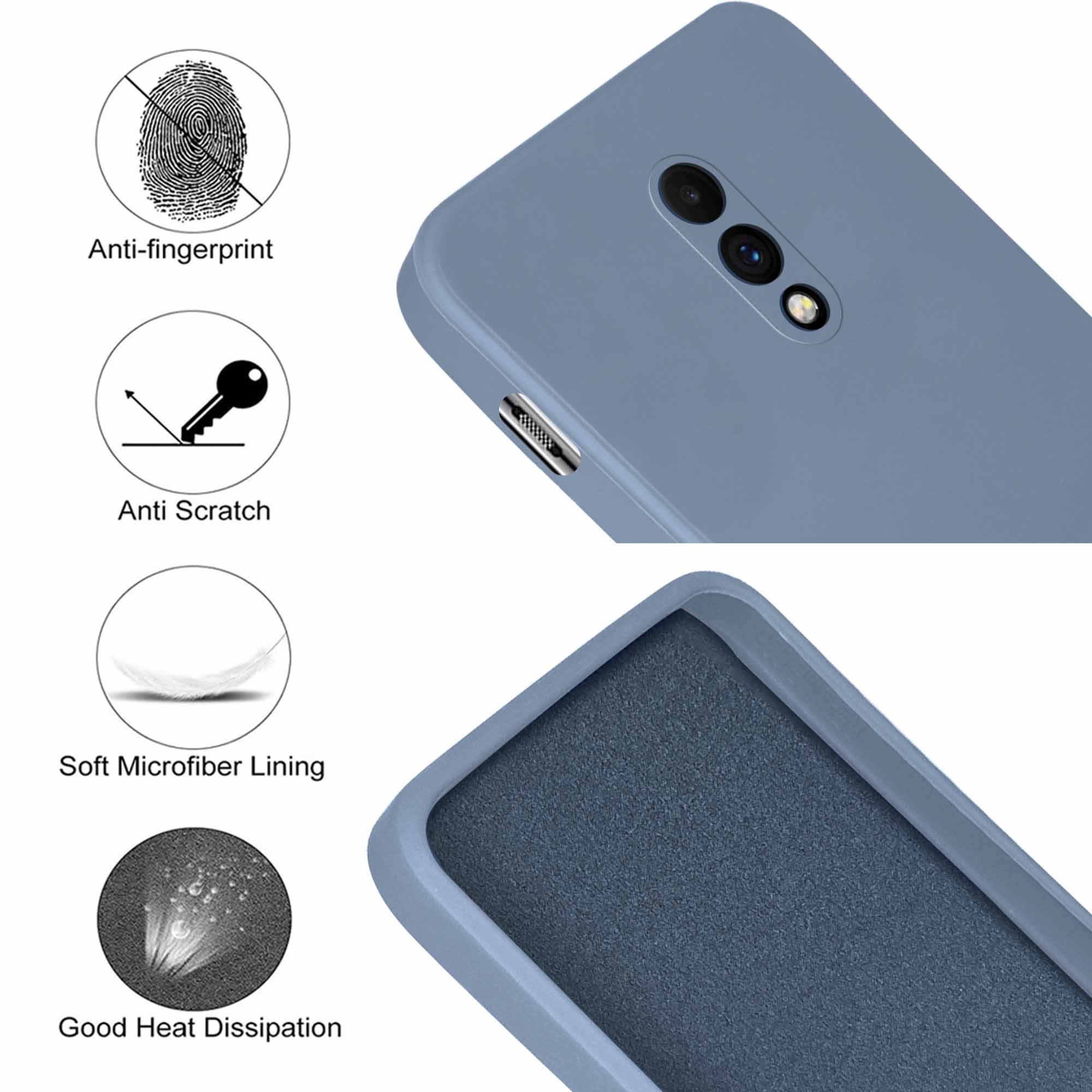 For OnePlus 7 Back Cover ( Silicone Clear Shockproof Case with Camera Protection | Soft and Flexible | Transparent)