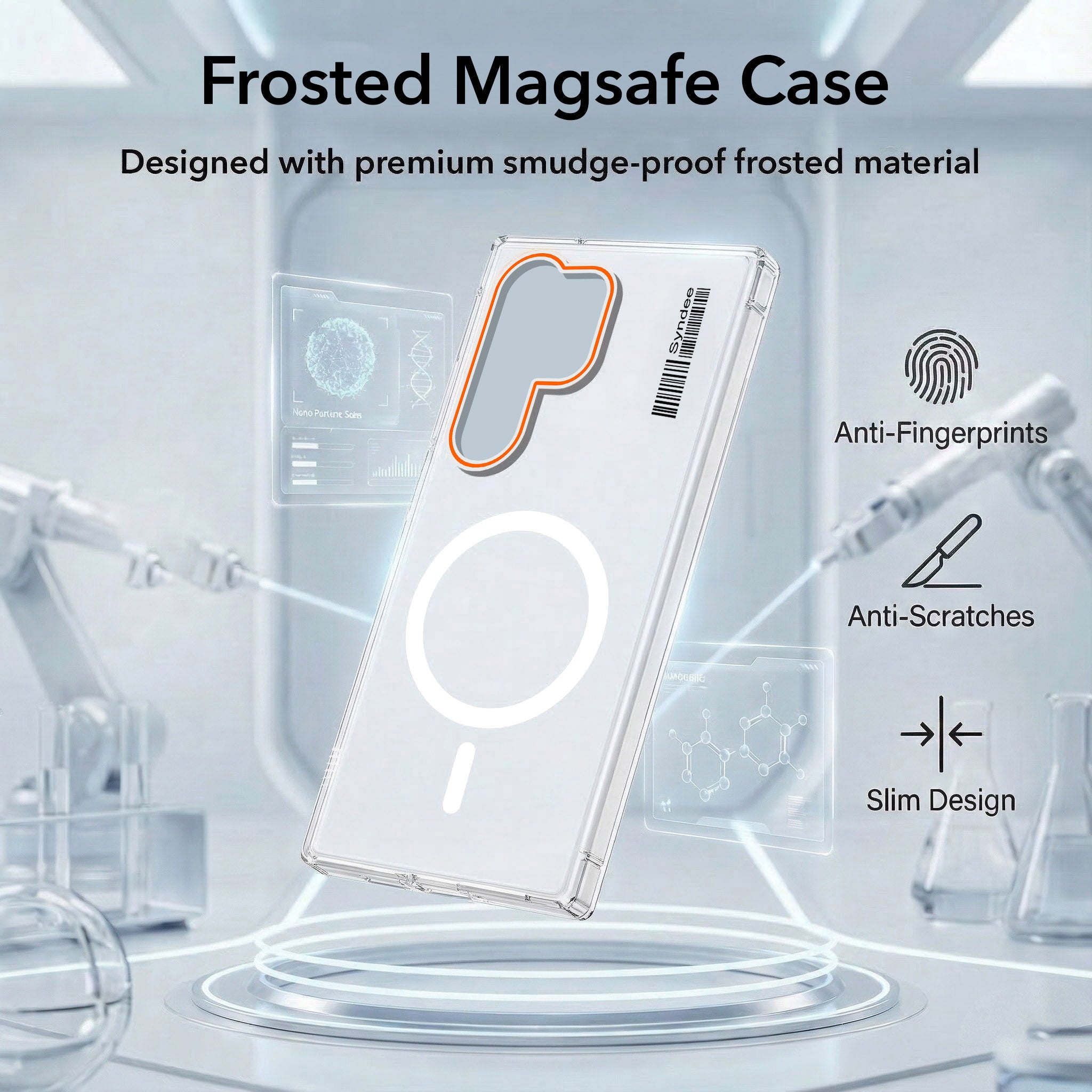 For Samsung Galaxy S25 Ultra Back Cover Case (Soft Touch | Camera Bump Protection | MagSafe Compatible | Matte Finish)