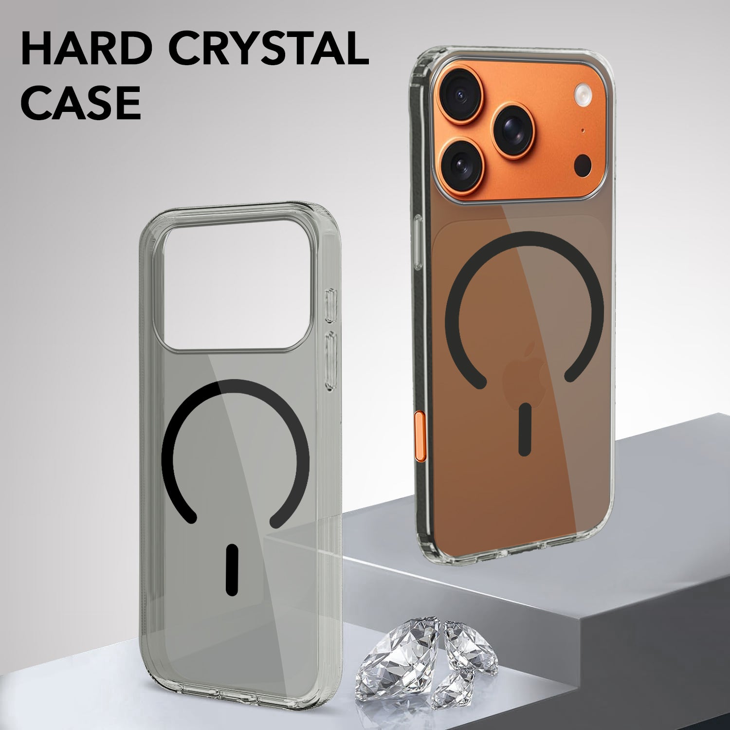 For Apple iPhone 17 Pro Max Lifetime Anti-Yellow MagSafe Compatible Clear (Sleek Hard Crystal | Camera Protection and Shockproof)