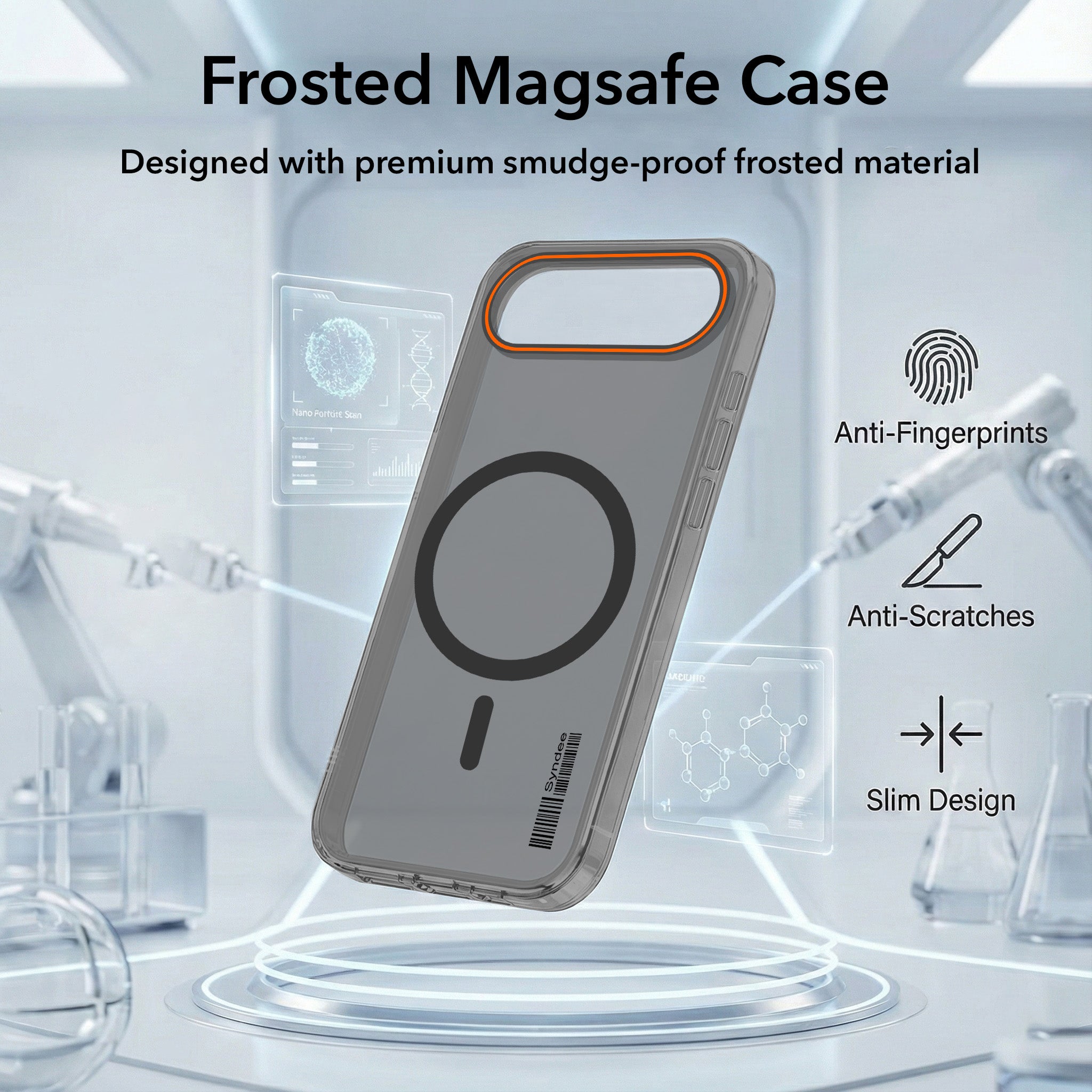 For Apple iPhone 17 Air Back Cover Case (Soft Touch | Camera Bump Protection | MagSafe Compatible | Matte Finish)